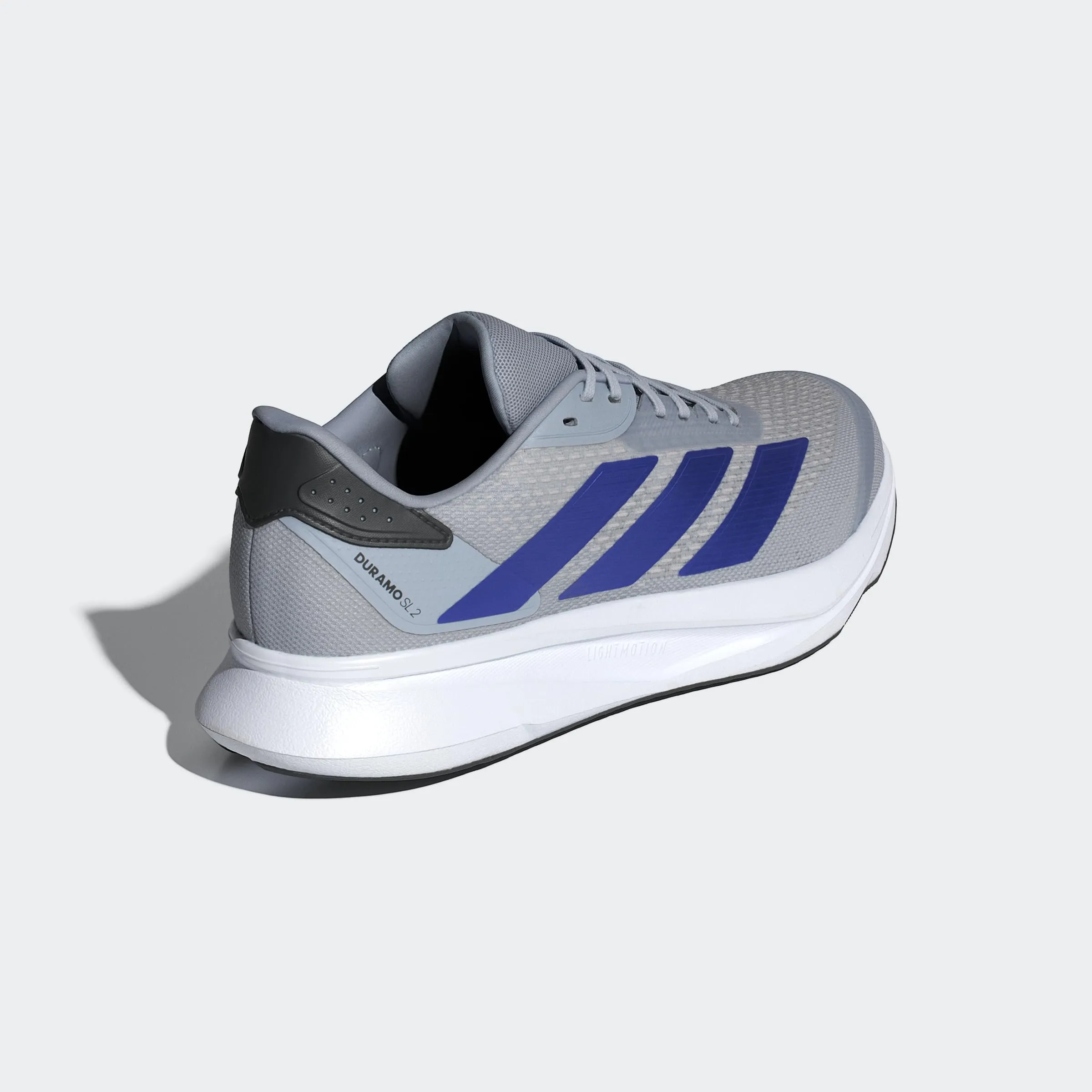 adidas Uomo Duramo SL 2 Running Shoes, Halo Silver/Lucid Blue/Grey Two, 46 2/3 EU - immagine 7