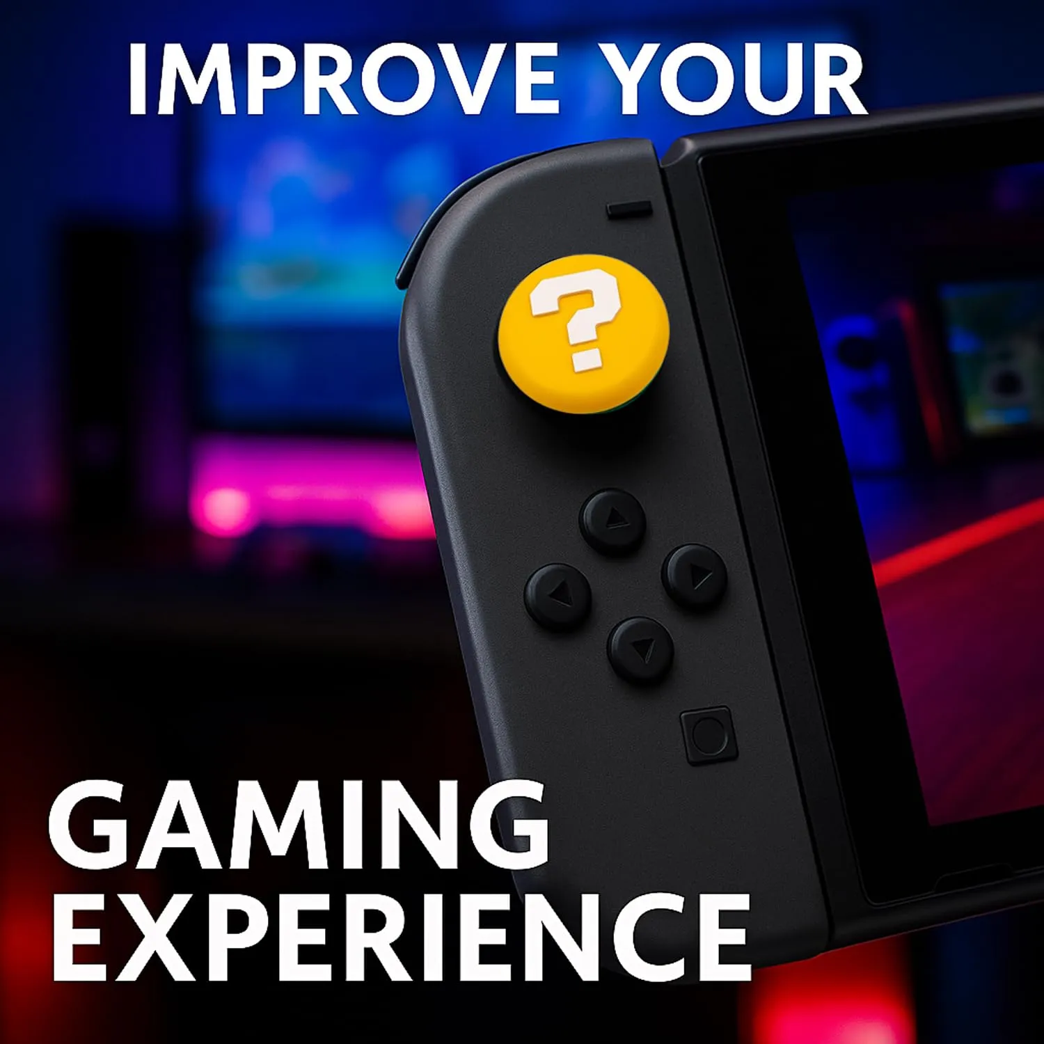 MatoSan 1234567890® 8X Cappucci per joystick compatibili con Nintendo Switch Grip Joy Con Grip Thumbstick Grip Switch Lite OLED Accessori Thumb Grips Nintendo Switch Thumb Caps | Protezione degli acce - immagine 4