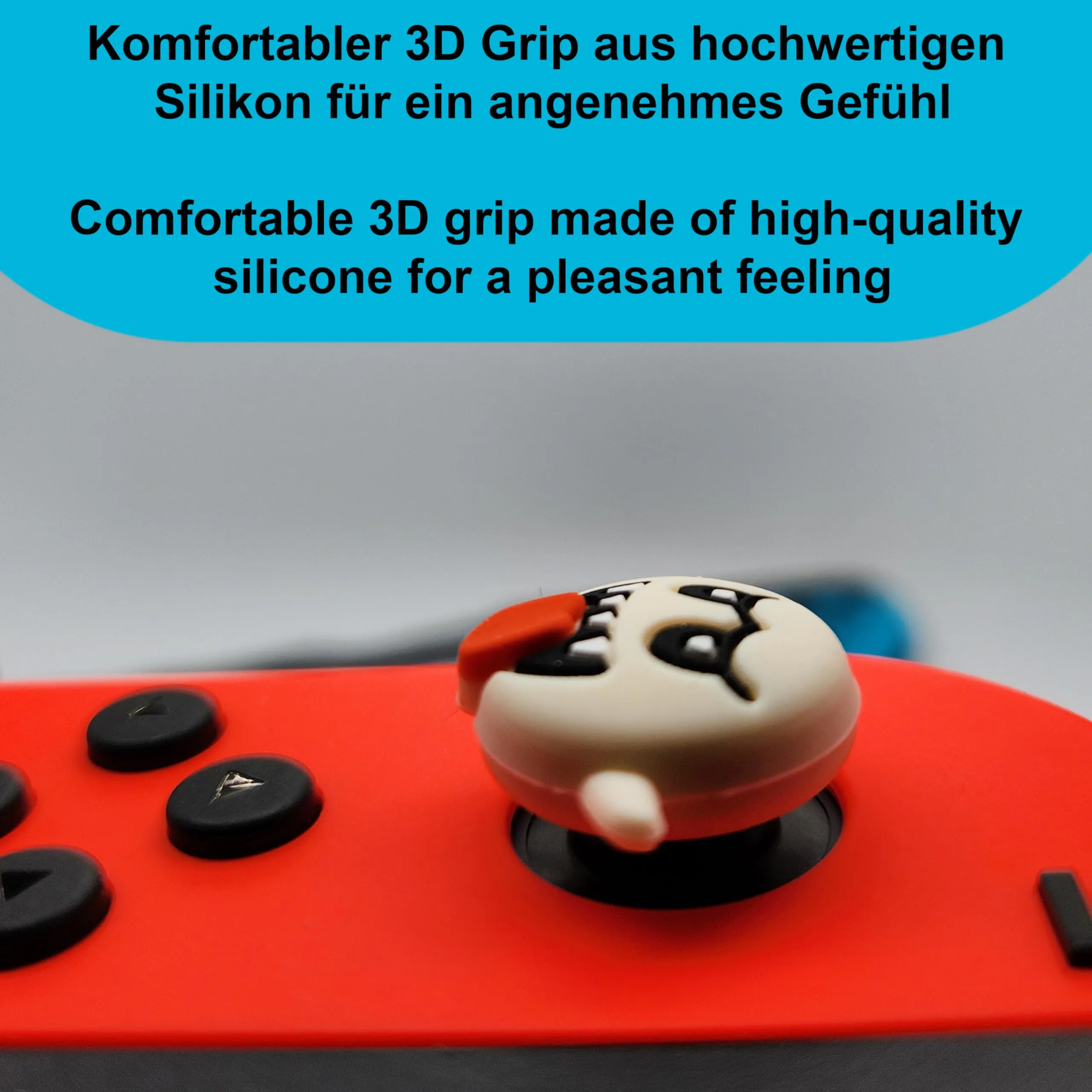 MatoSan® 4 Tappi Joystick Compatibili Con Nintendo Switch Joy Con Grip Thumbstick Switch Lite OLED Accessori Thumb Grips | Steam Deck Protezione - immagine 5