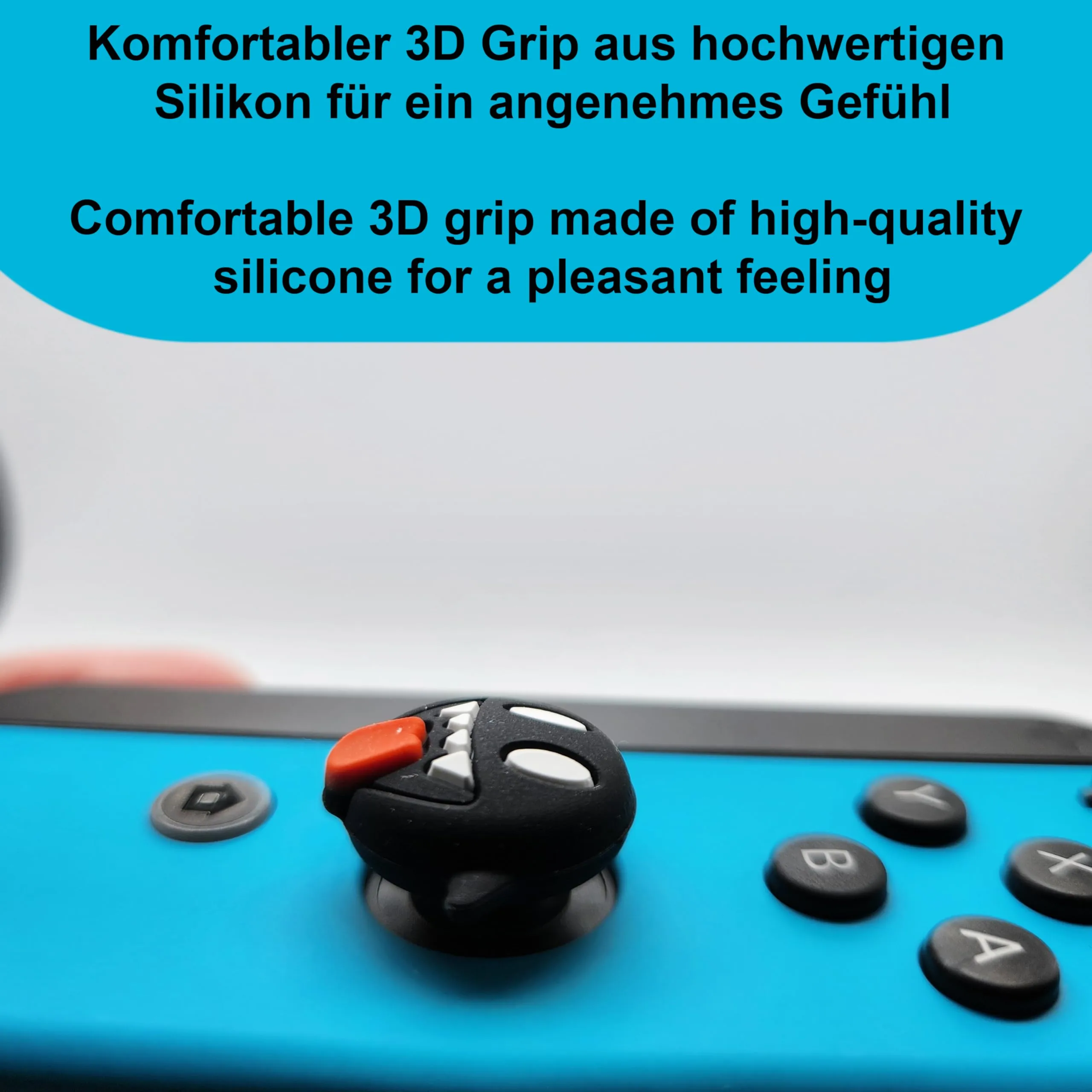 MatoSan® 4 Tappi Joystick Compatibili Con Nintendo Switch Joy Con Grip Thumbstick Switch Lite OLED Accessori Thumb Grips | Steam Deck Protezione - immagine 6