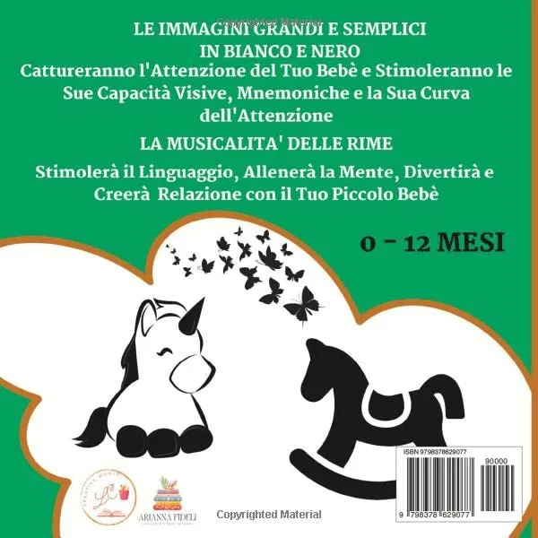 C'era Una Volta - Libro ad Alto Contrasto per Neonati con Fiaba in Rima: Immagini in Bianco e Nero, il Ritmo delle Rime, la Tua Voce: una Coccola per lo Sviluppo Visivo e del Linguaggio del Tuo Bebè - immagine 2