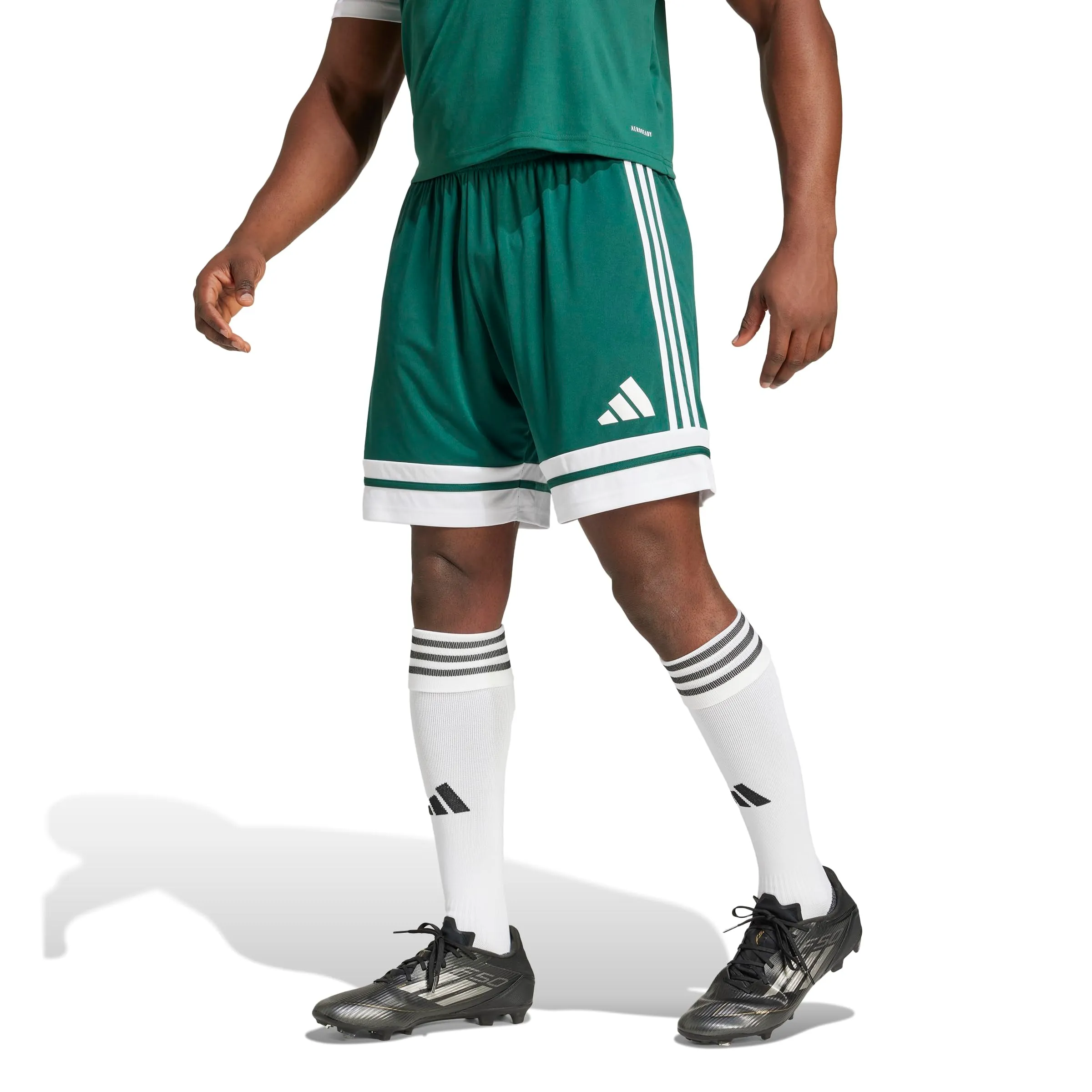 Adidas Uomo SQUADRA25 Short, Team Dark Green/White, M - immagine 2