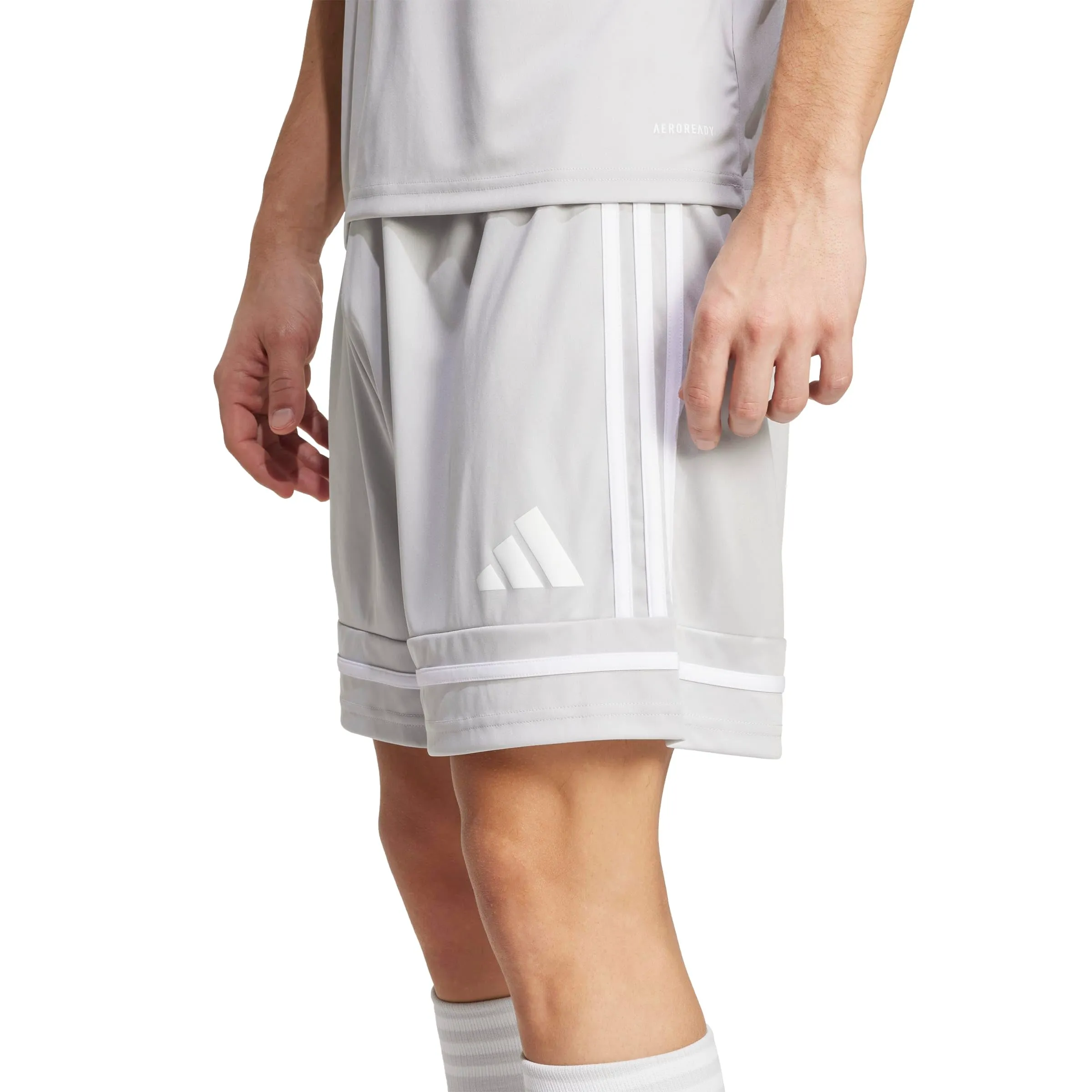 adidas Uomo SQUADRA25 SHORT, team light grey/team light grey/white, XS - immagine 4