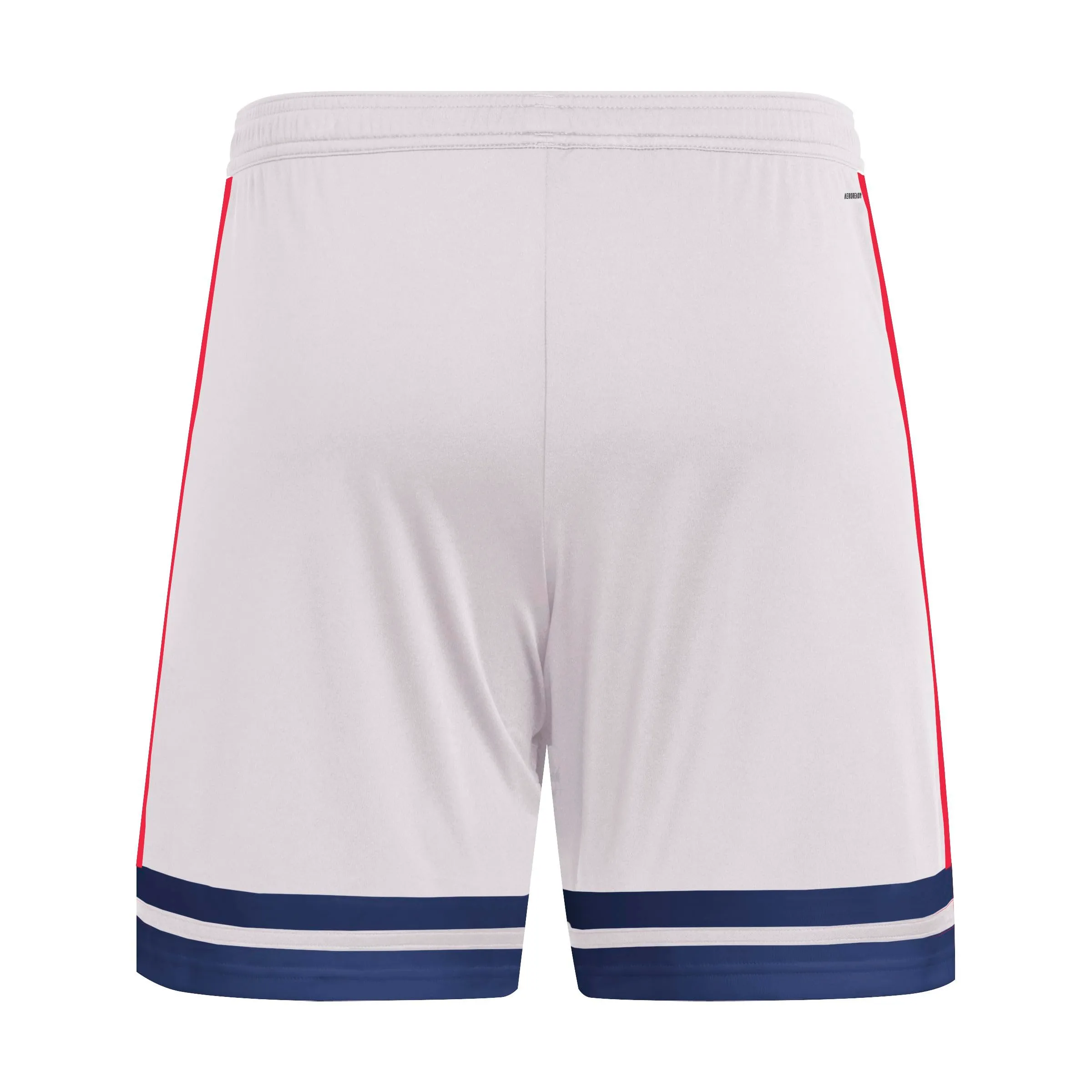 Adidas Uomo SQUADRA25 Short, Glory Grey/Team Navy Blue 2/Pure Ruby, XXL - immagine 4
