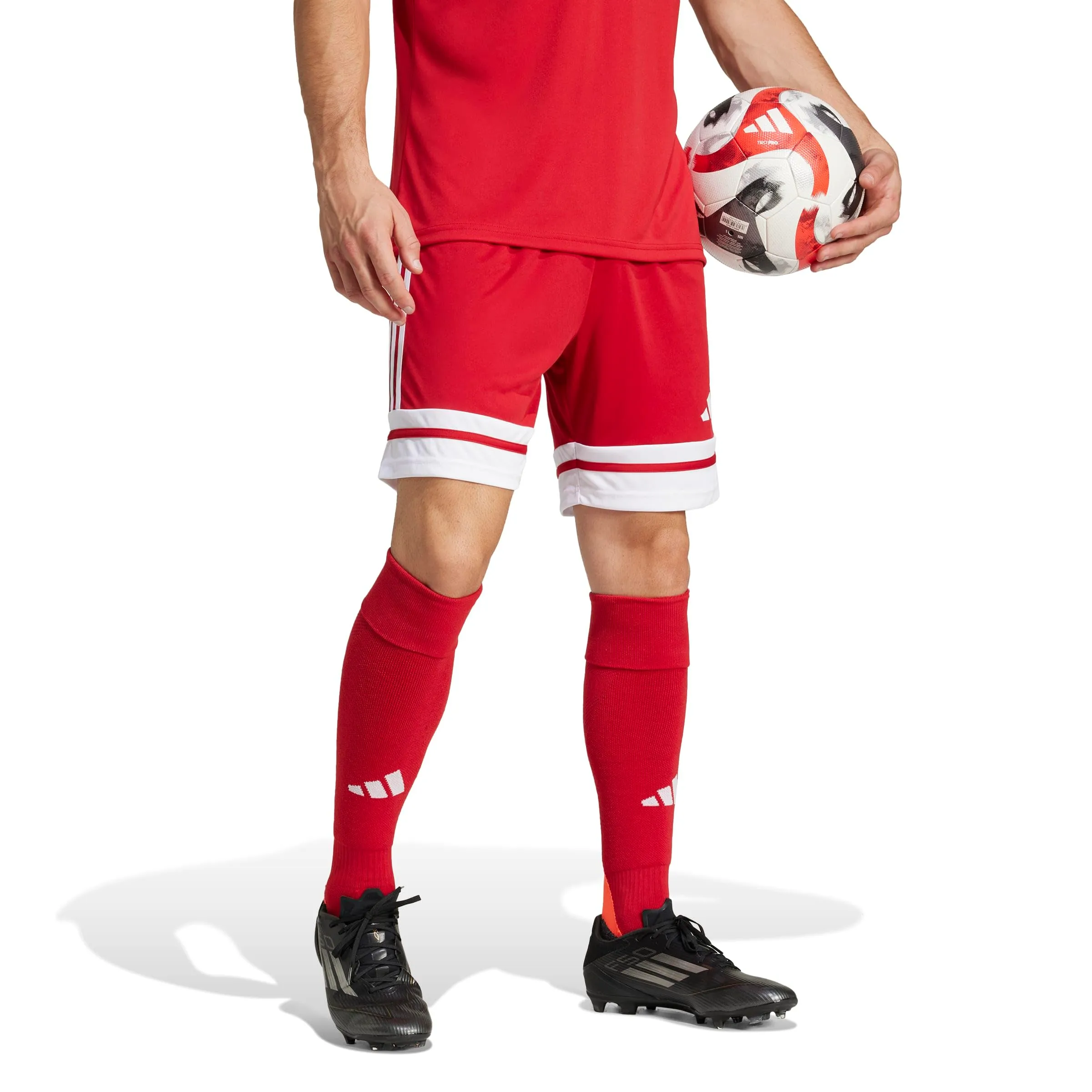 adidas Uomo SQUADRA25 SHORT, team power red 2/white, S - immagine 6