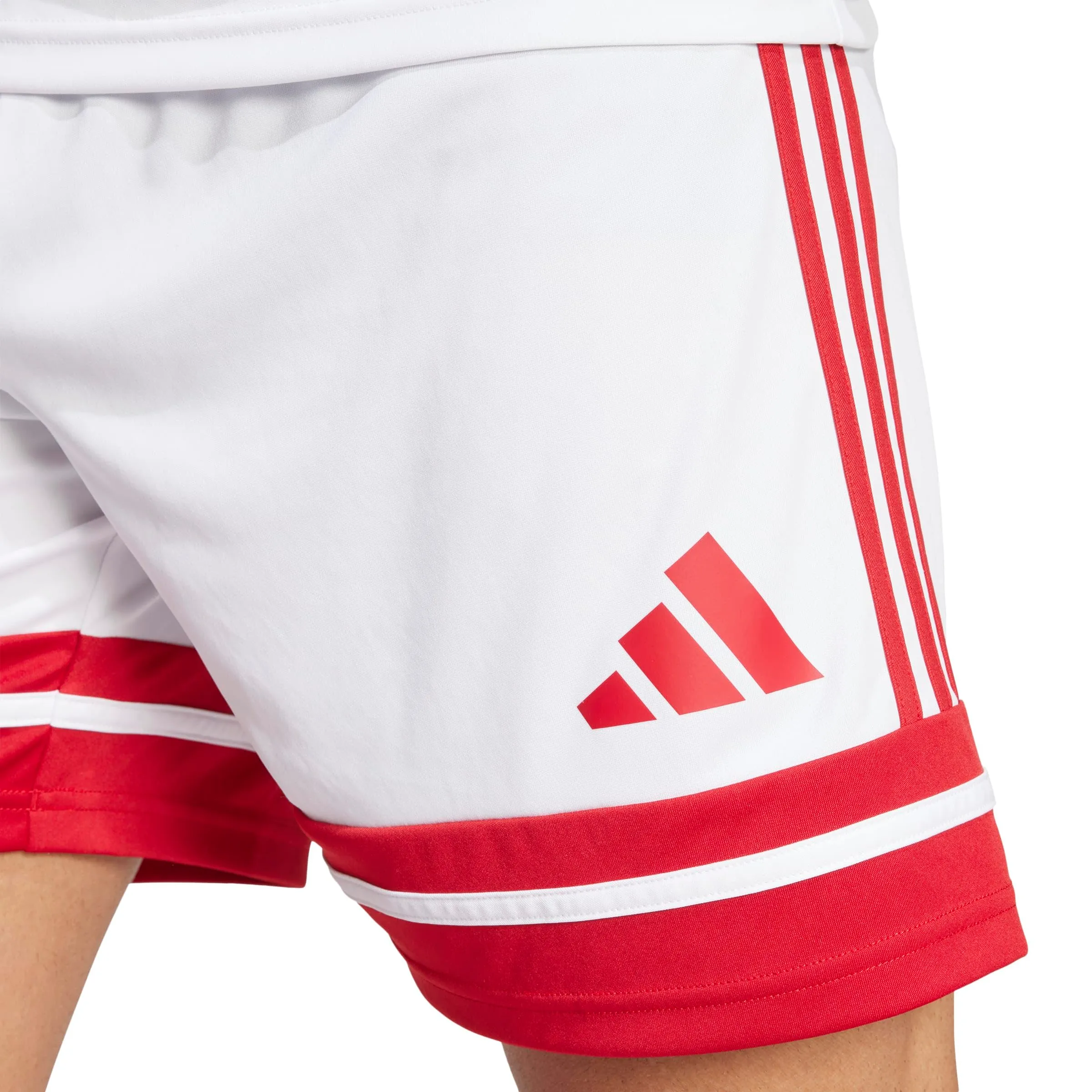 adidas Uomo SQUADRA25 SHORT, white/team power red 2, L - immagine 9