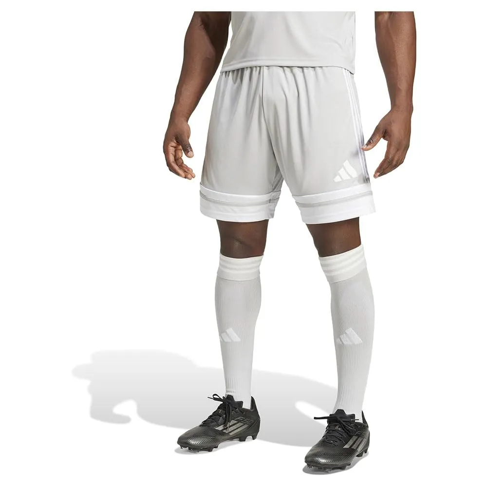 adidas Uomo SQUADRA25 SHORT, team light grey/white, XS - immagine 3