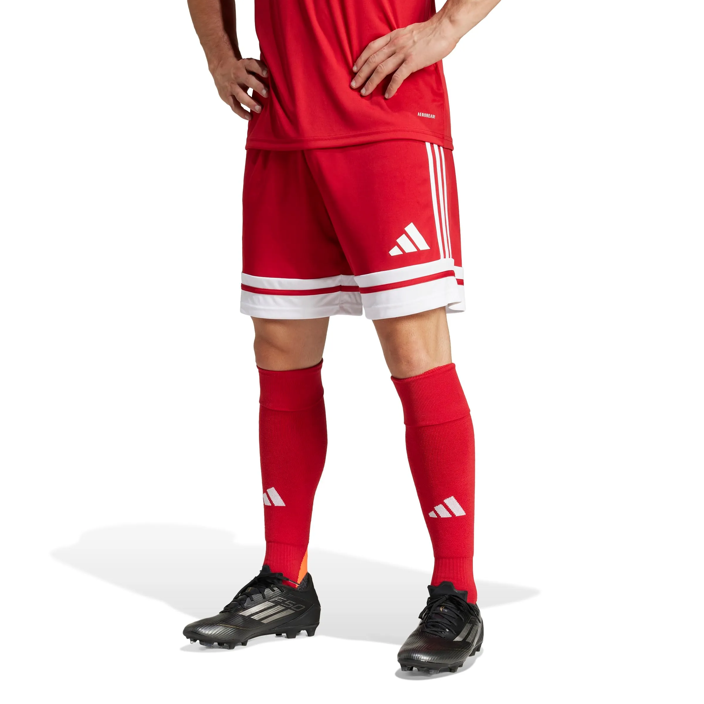 adidas Uomo SQUADRA25 SHORT, team power red 2/white, XL - immagine 2