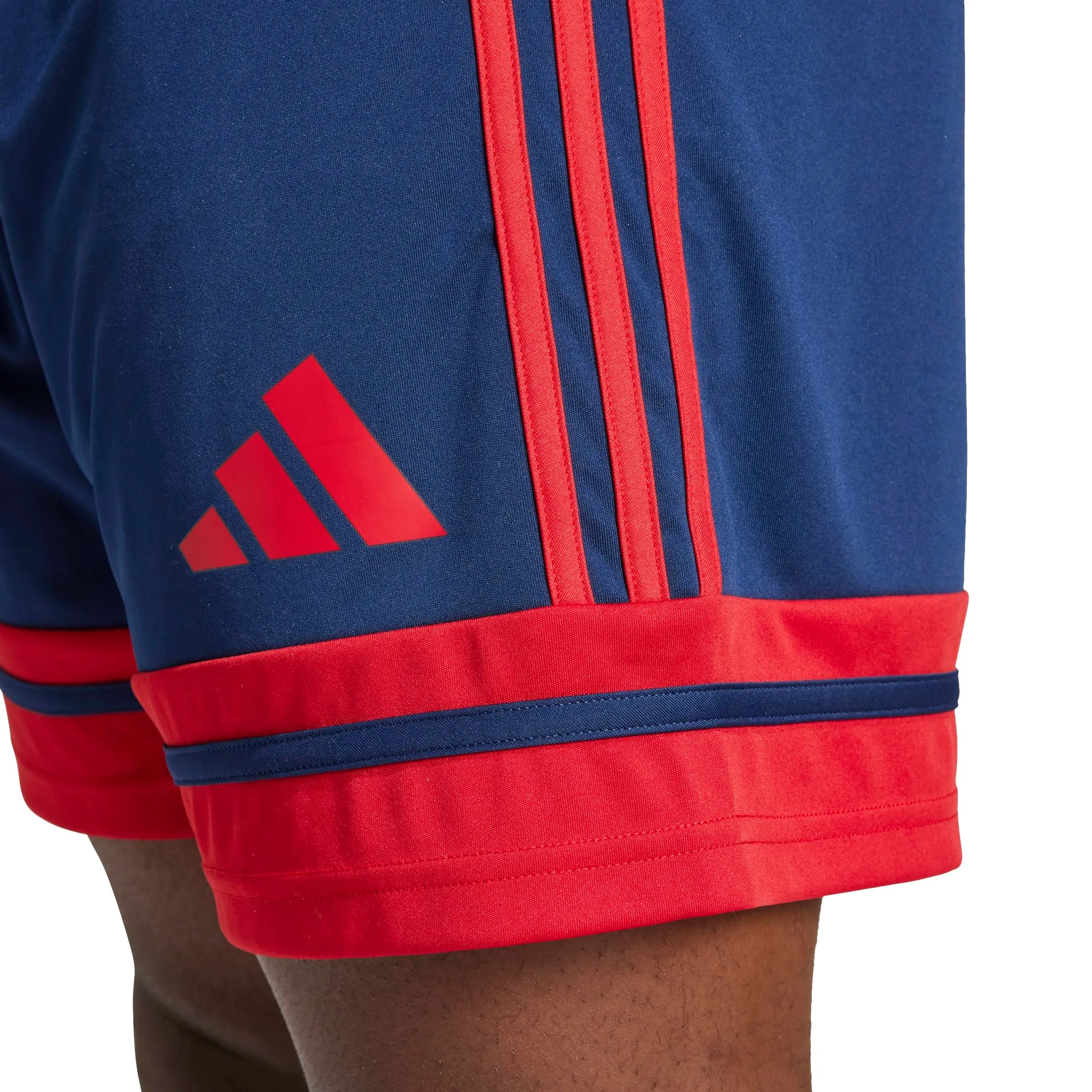 adidas Uomo SQUADRA25 SHORT, team navy blue 2/team power red 2, XS - immagine 5
