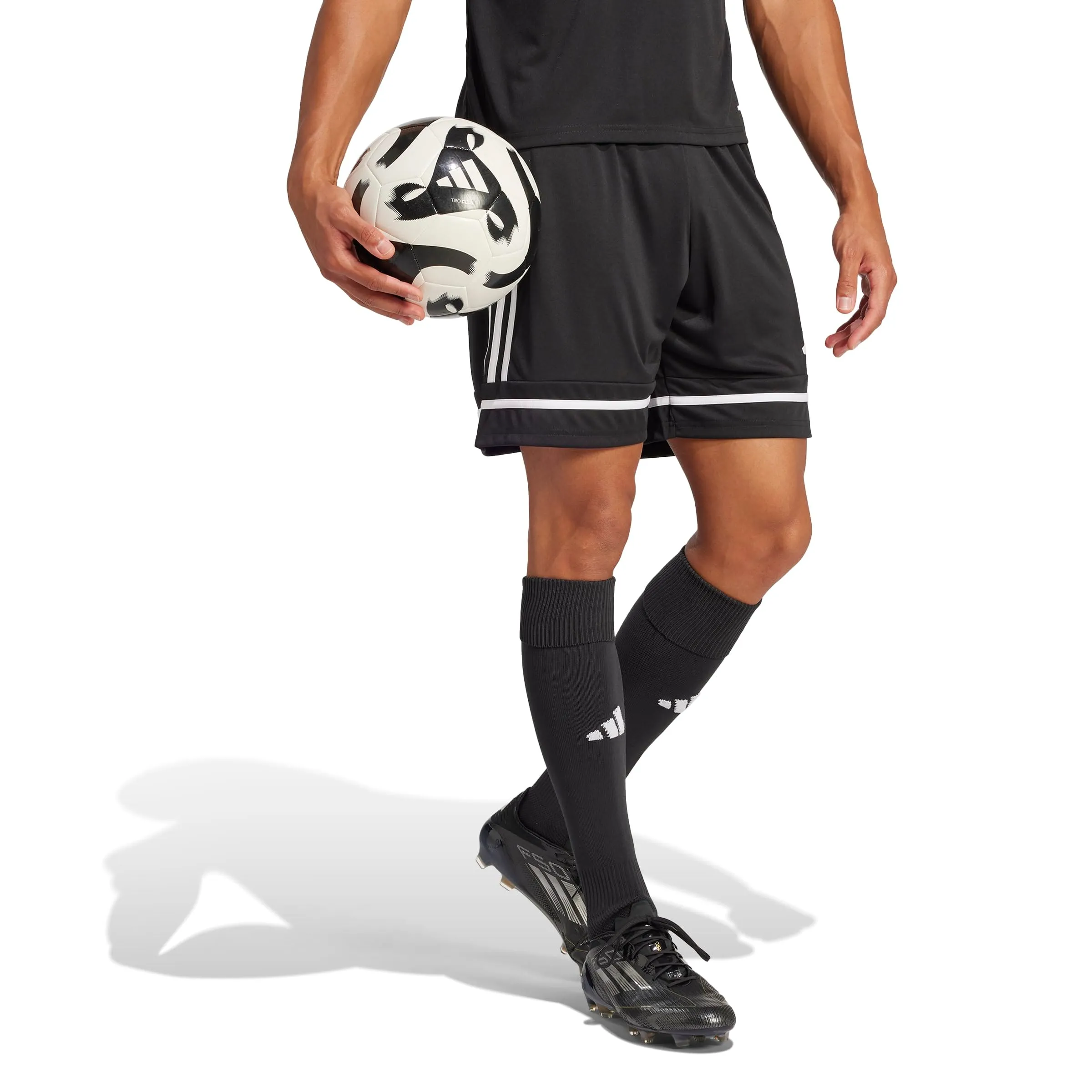 adidas Uomo SQUADRA25 SHORT, black/black/white, XXL - immagine 6