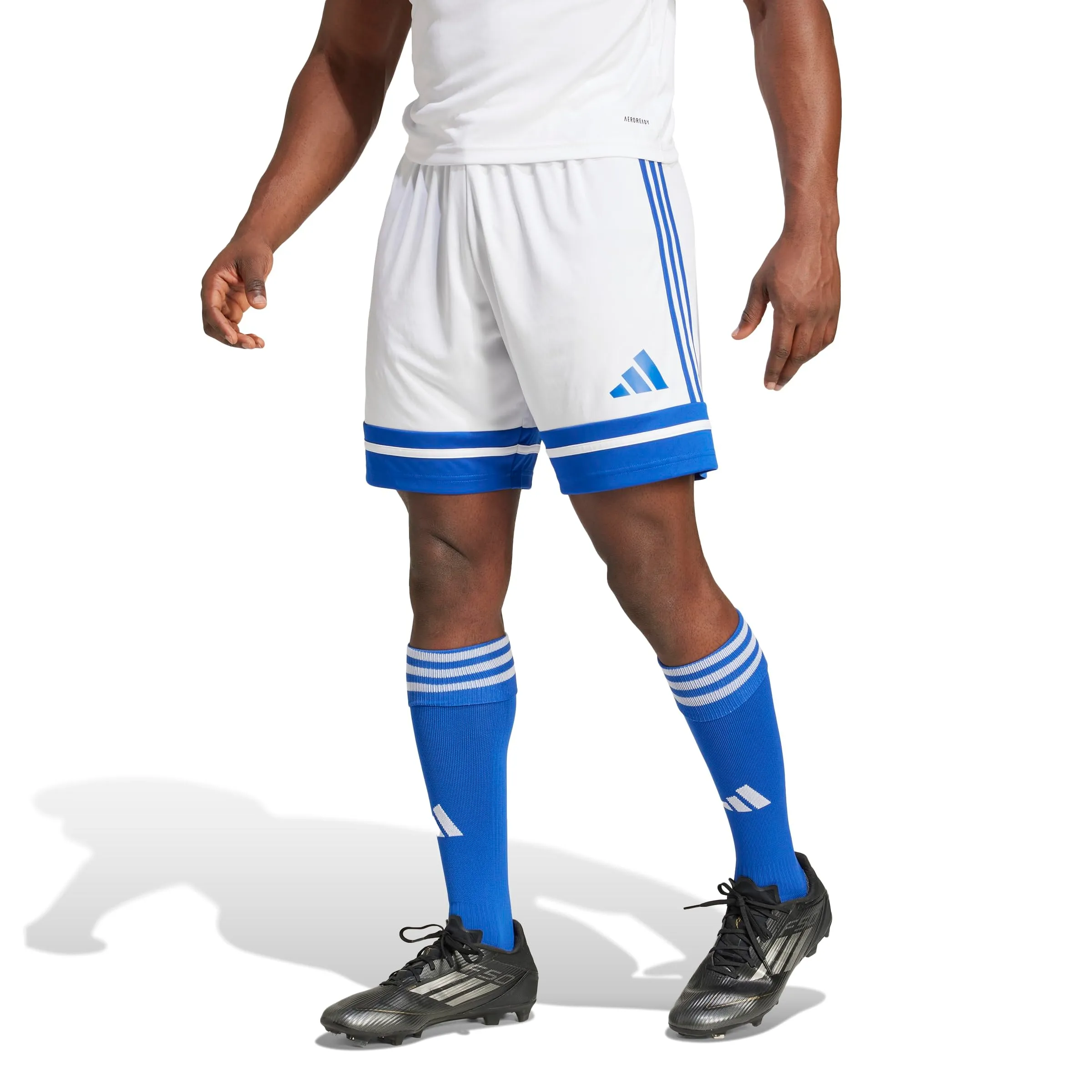 adidas Uomo SQUADRA25 SHORT, white/team royal blue, XL - immagine 2