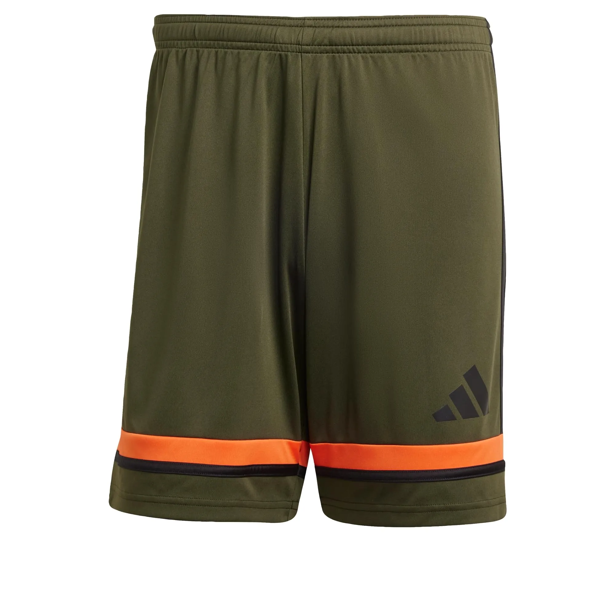 adidas Uomo SQUADRA25 SHORT, Night Cargo / Black / Semi Impact Orange, L - immagine 1