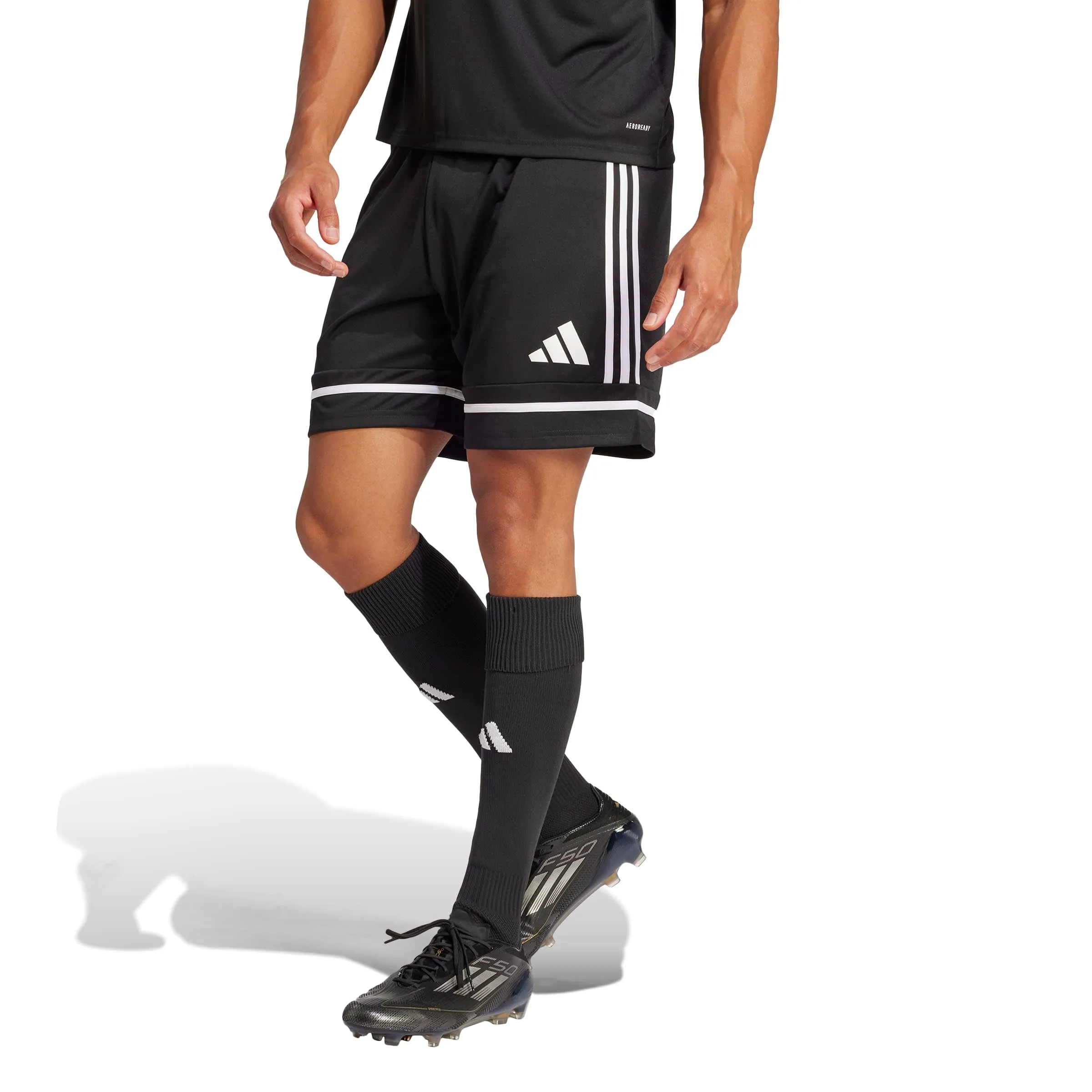 adidas Uomo SQUADRA25 SHORT, black/black/white, XS - immagine 2