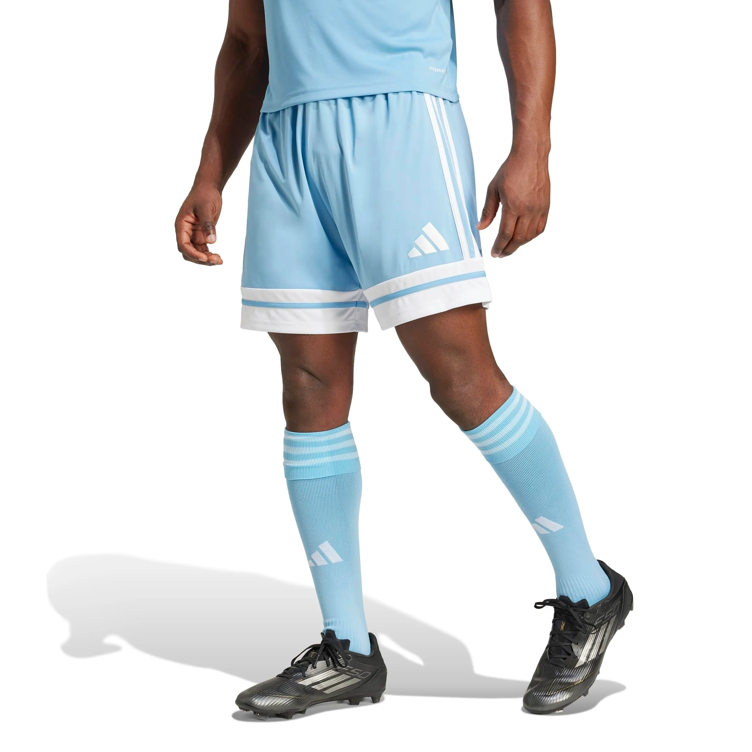 adidas Uomo SQUADRA25 SHORT, team light blue/white, S - immagine 2