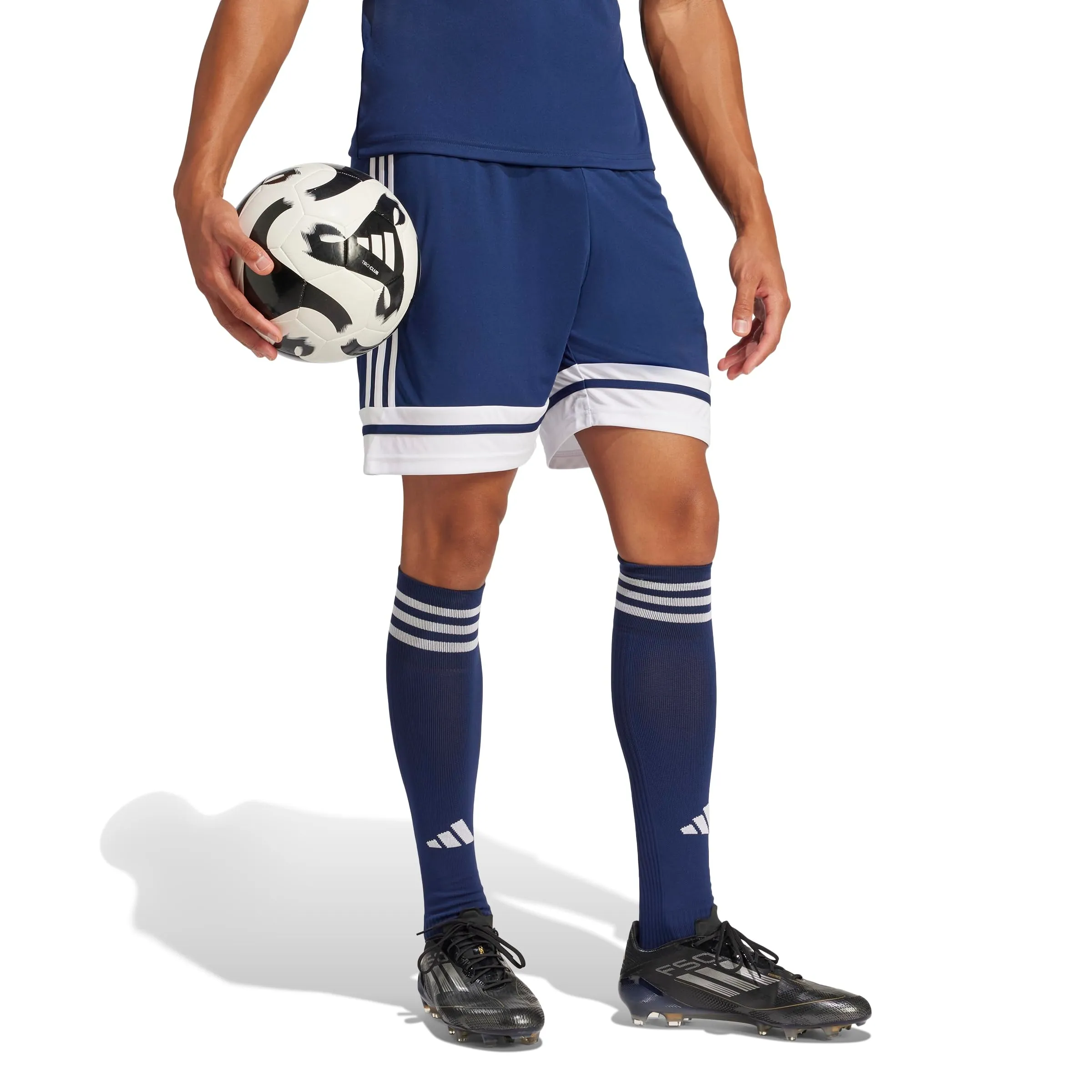 adidas Uomo Squadra25 Downtime Woven Short Shorts, Team Navy Blue 2/White, L Tall - immagine 7