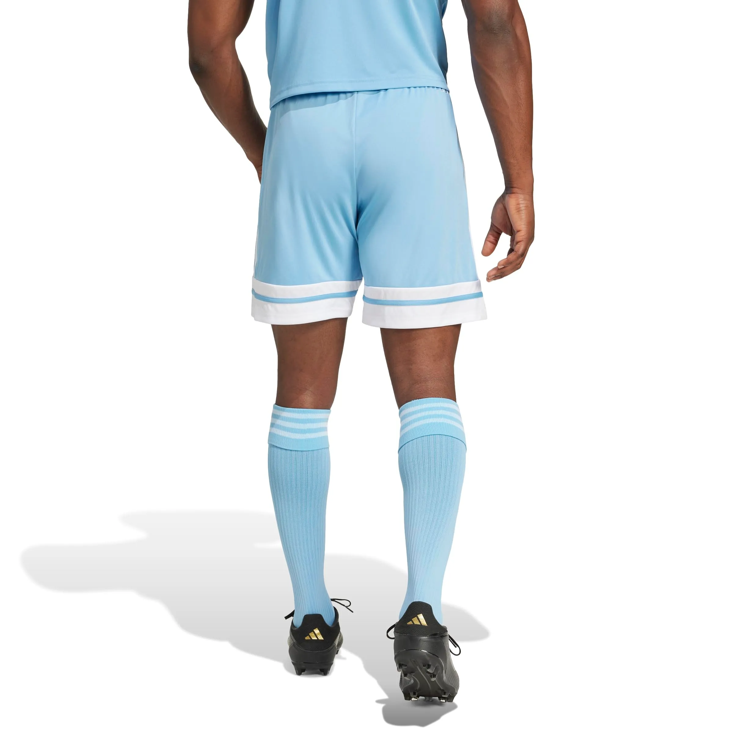 adidas Uomo SQUADRA25 SHORT, team light blue/white, L - immagine 5