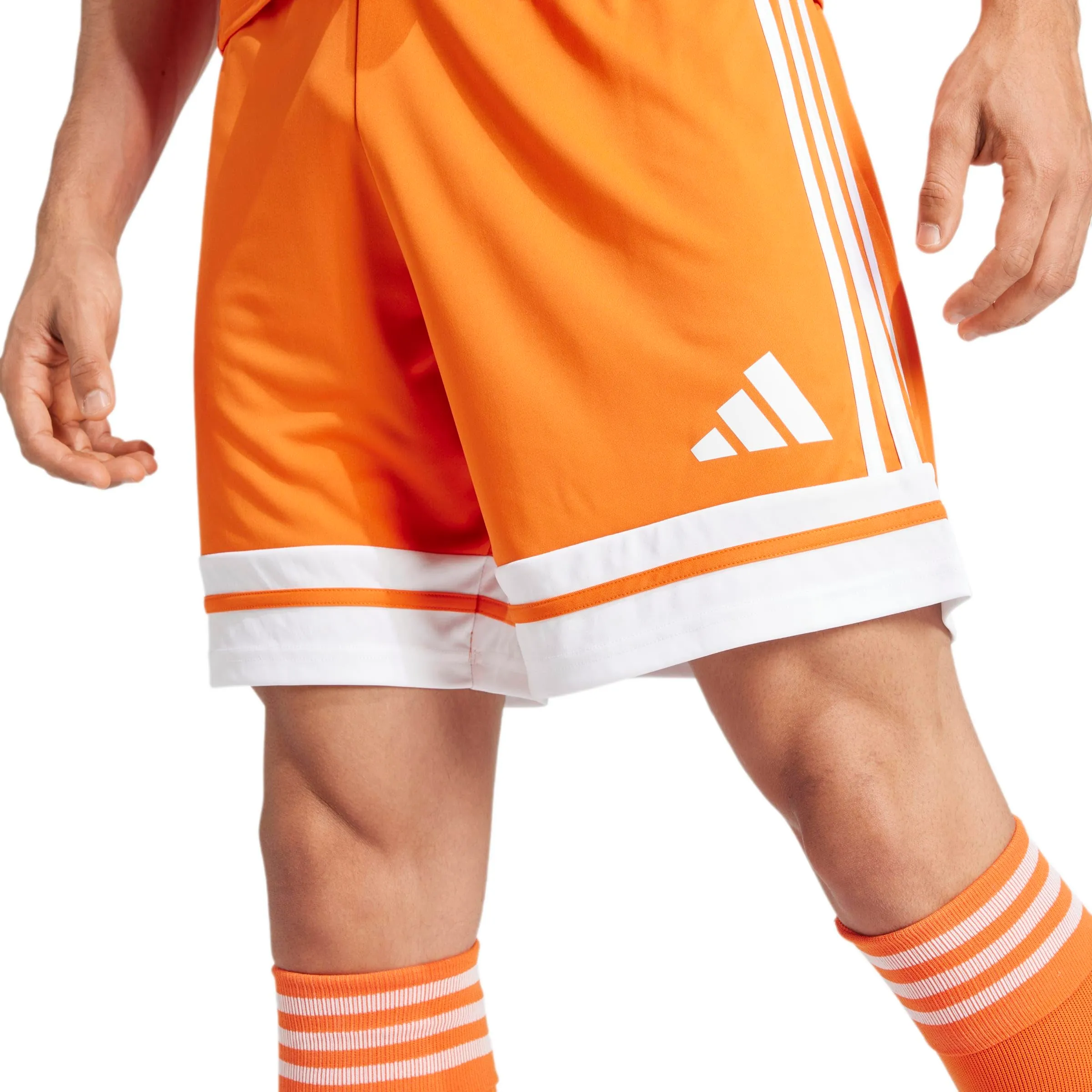 adidas Uomo SQUADRA25 SHORT, team orange/white, XXL - immagine 4