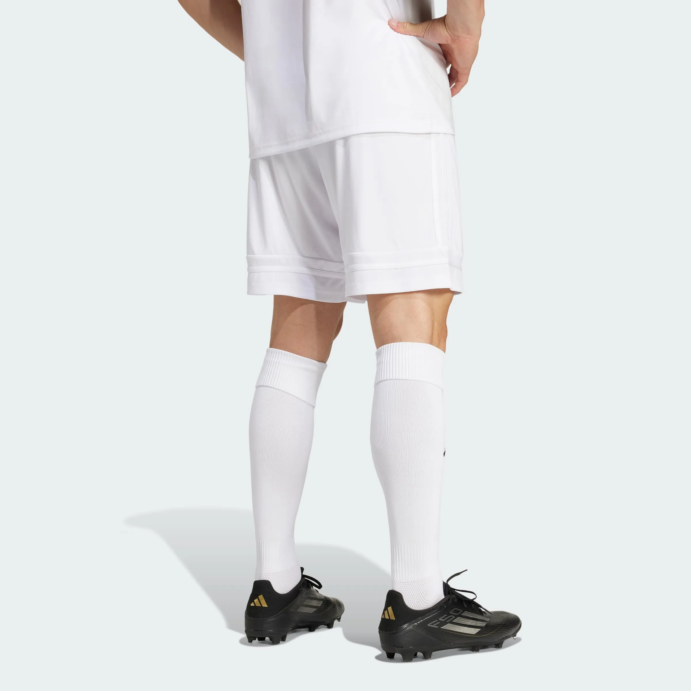 adidas Uomo SQUADRA25 SHORT, White / White / Black, 3XL - immagine 3