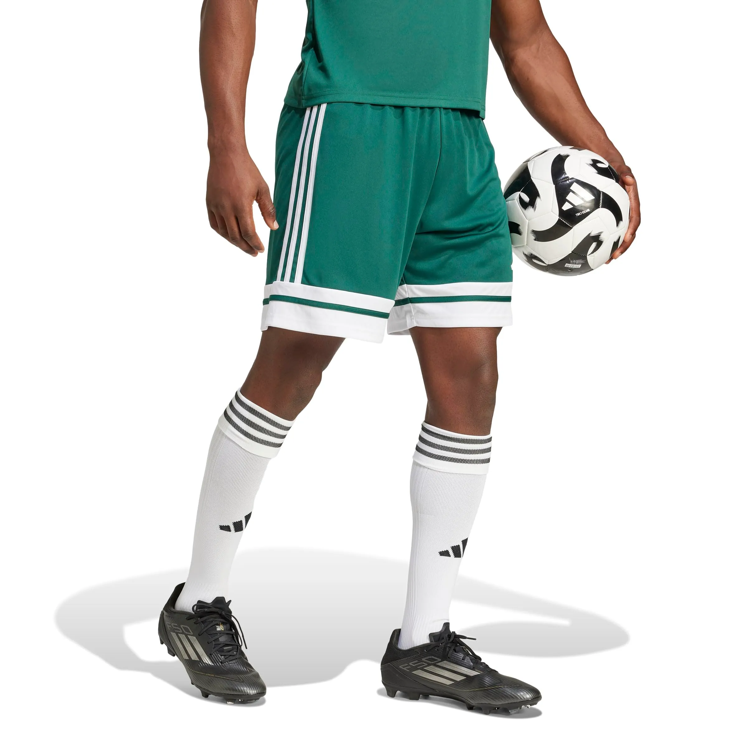 Adidas Uomo SQUADRA25 Short, Team Dark Green/White, XXL - immagine 7