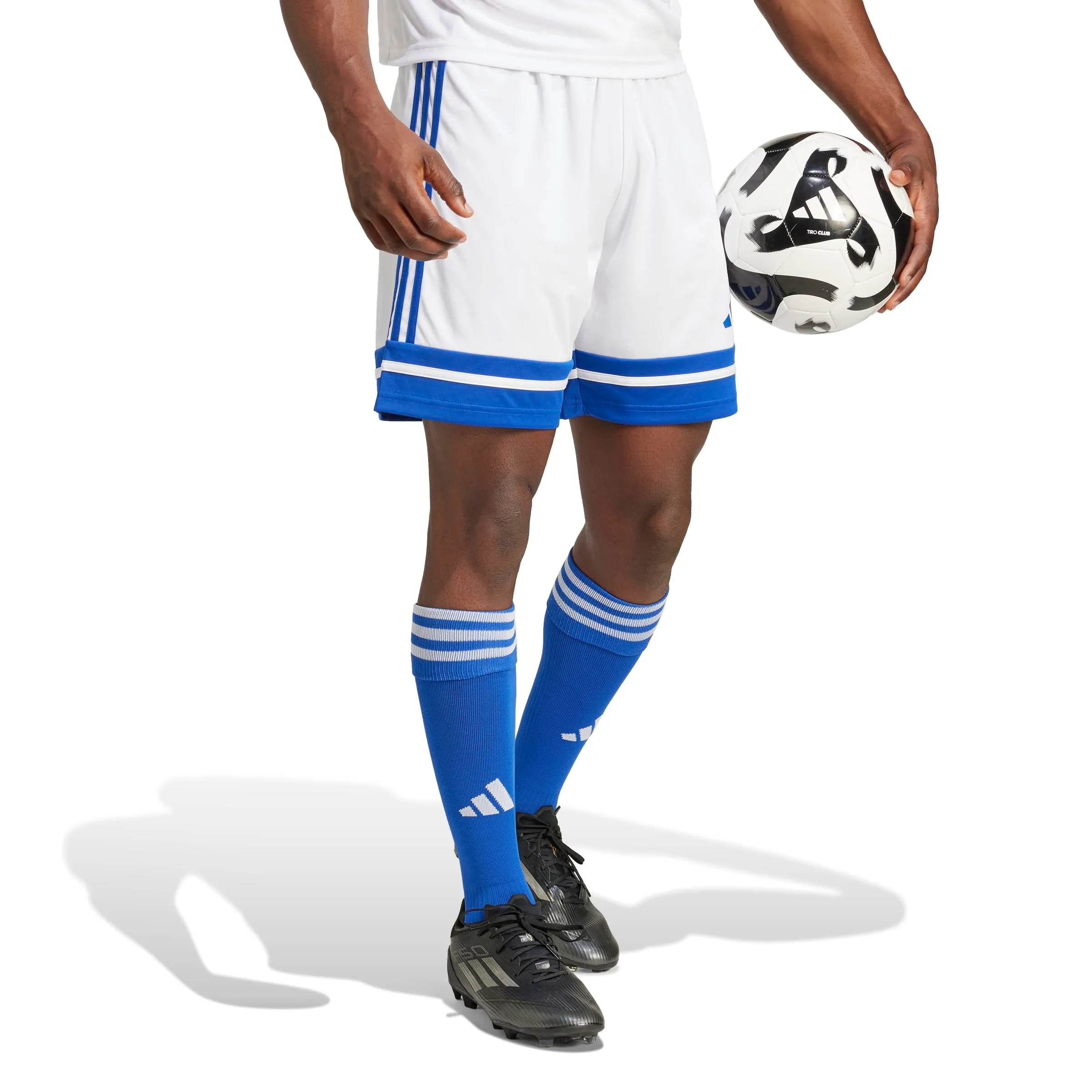 adidas Uomo SQUADRA25 SHORT, white/team royal blue, 3XL - immagine 7