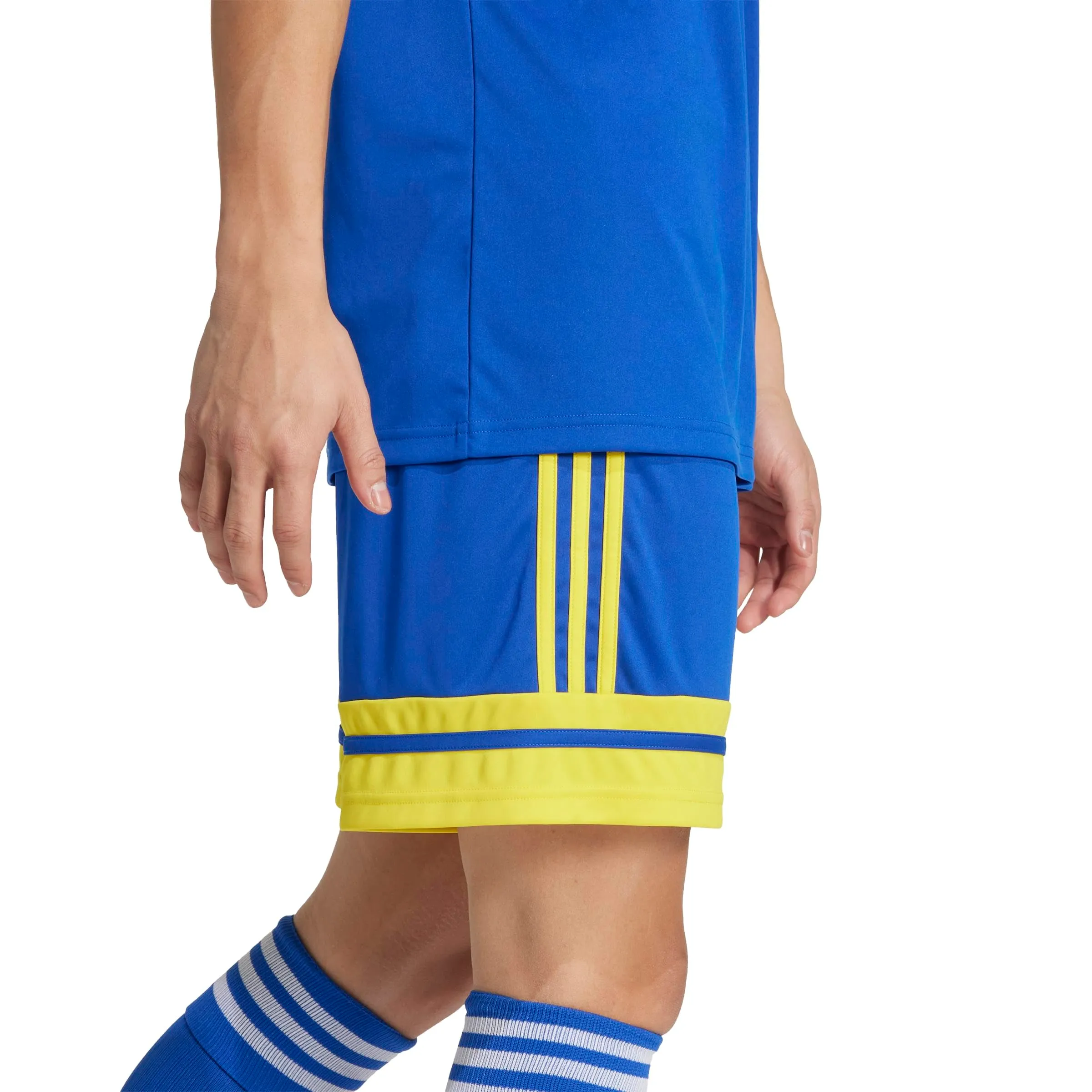 adidas Uomo SQUADRA25 SHORT, team royal blue/team yellow, S - immagine 5