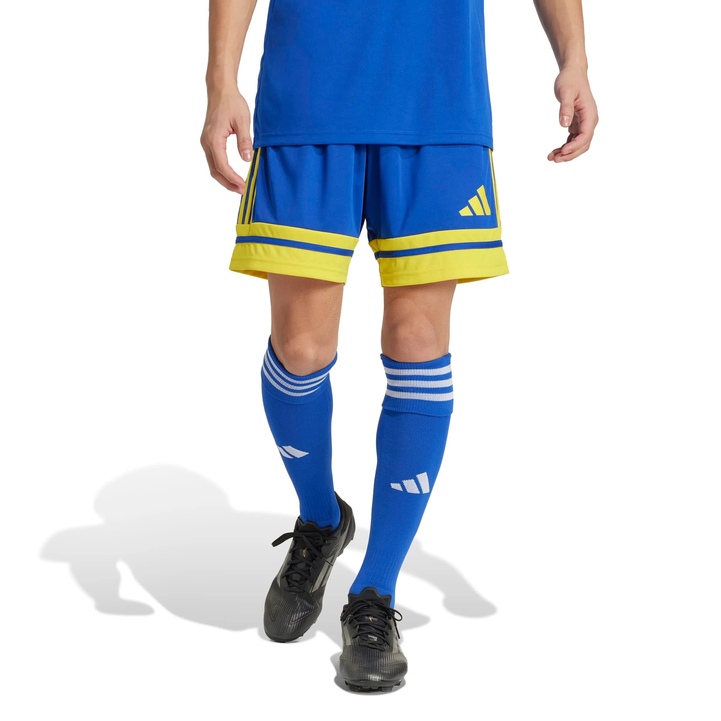 adidas Uomo SQUADRA25 SHORT, team royal blue/team yellow, XXL - immagine 2
