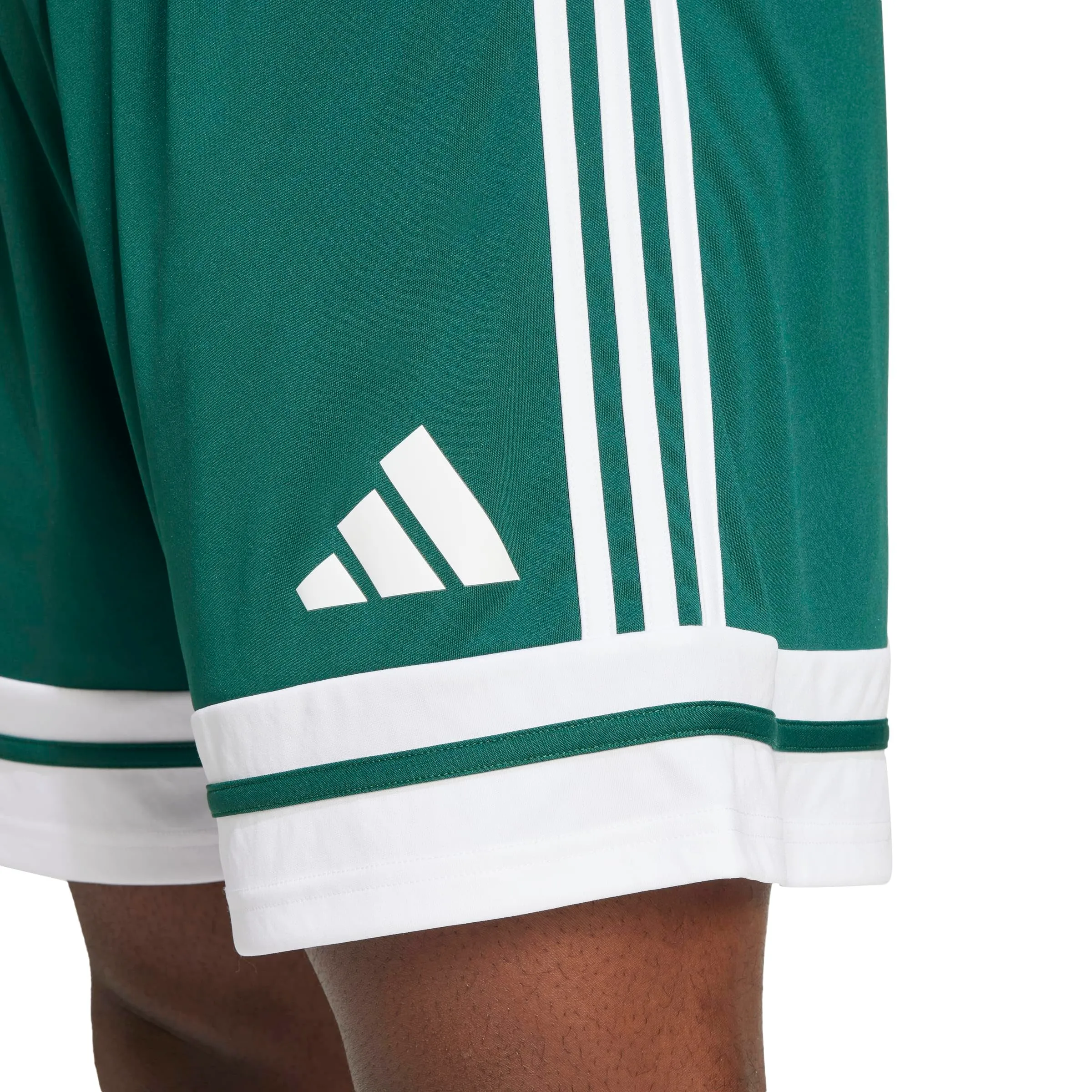 Adidas Uomo SQUADRA25 Short, Team Dark Green/White, S - immagine 5