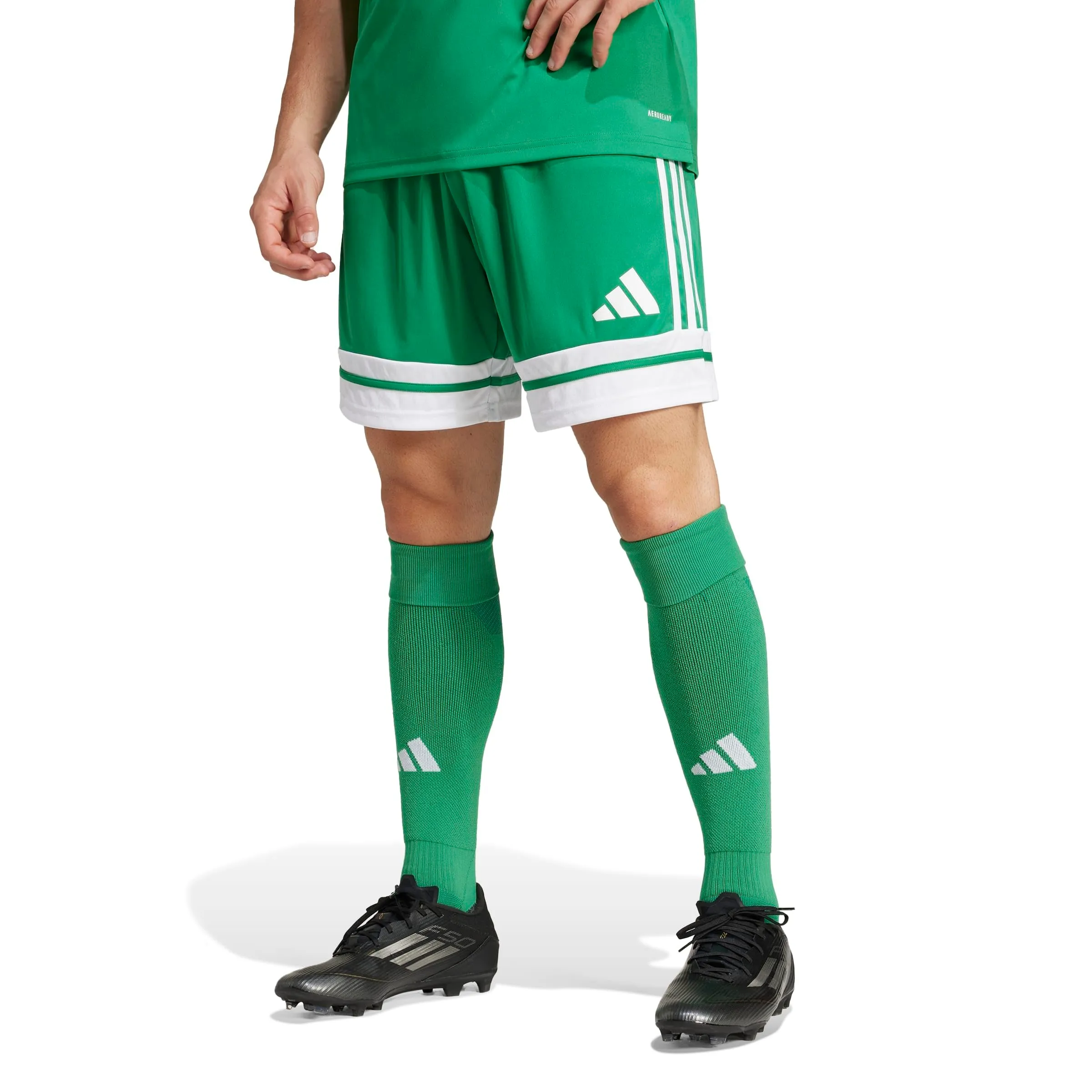 adidas Uomo SQUADRA25 SHORT, team green/white, XS - immagine 4