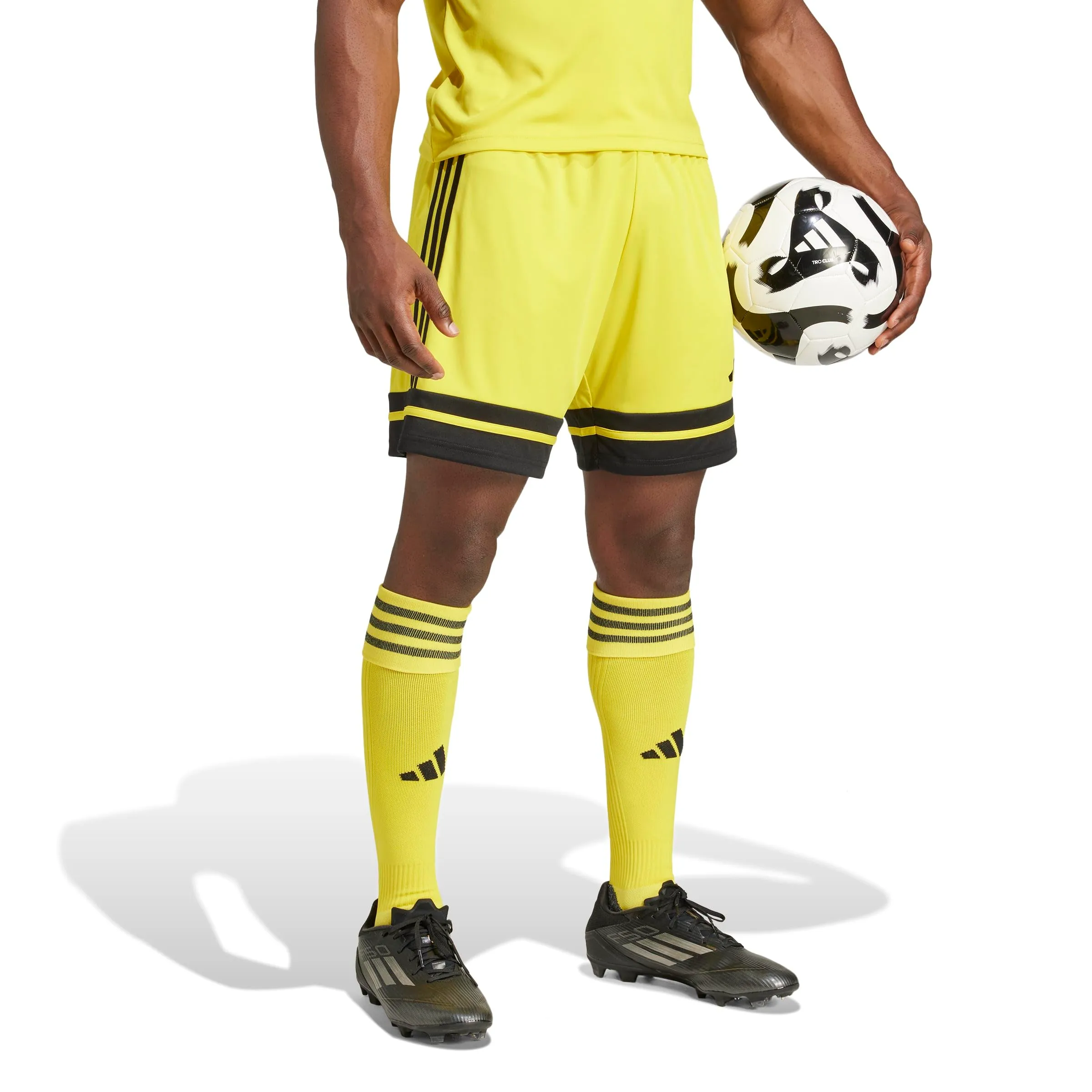 adidas Uomo SQUADRA25 SHORT, team yellow/black, S - immagine 7