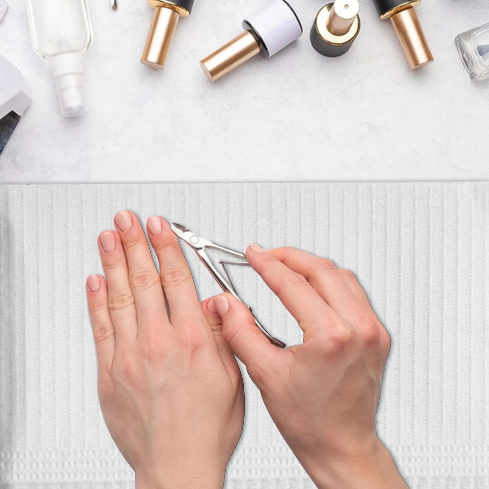 50 Pezzi Tovagliette Per Manicure | Tovaglia Per Manicure | Asciugamani Di Carta Per Unghie | Tovagliette Per Tatuaggi |cuscinetti Puliti Per Principianti Professionisti D-ella - immagine 5