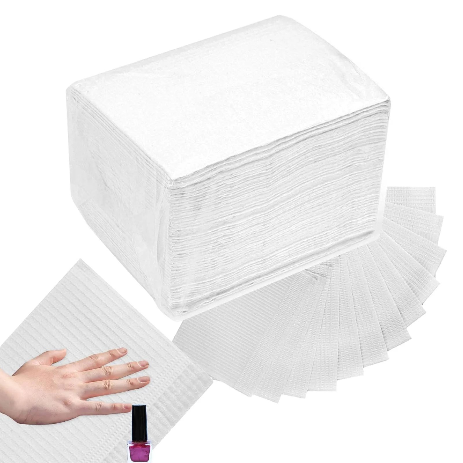 50 Pezzi Tovagliette Per Manicure | Tovaglia Per Manicure | Asciugamani Di Carta Per Unghie | Tovagliette Per Tatuaggi |cuscinetti Puliti Per Principianti Professionisti D-ella - immagine 7
