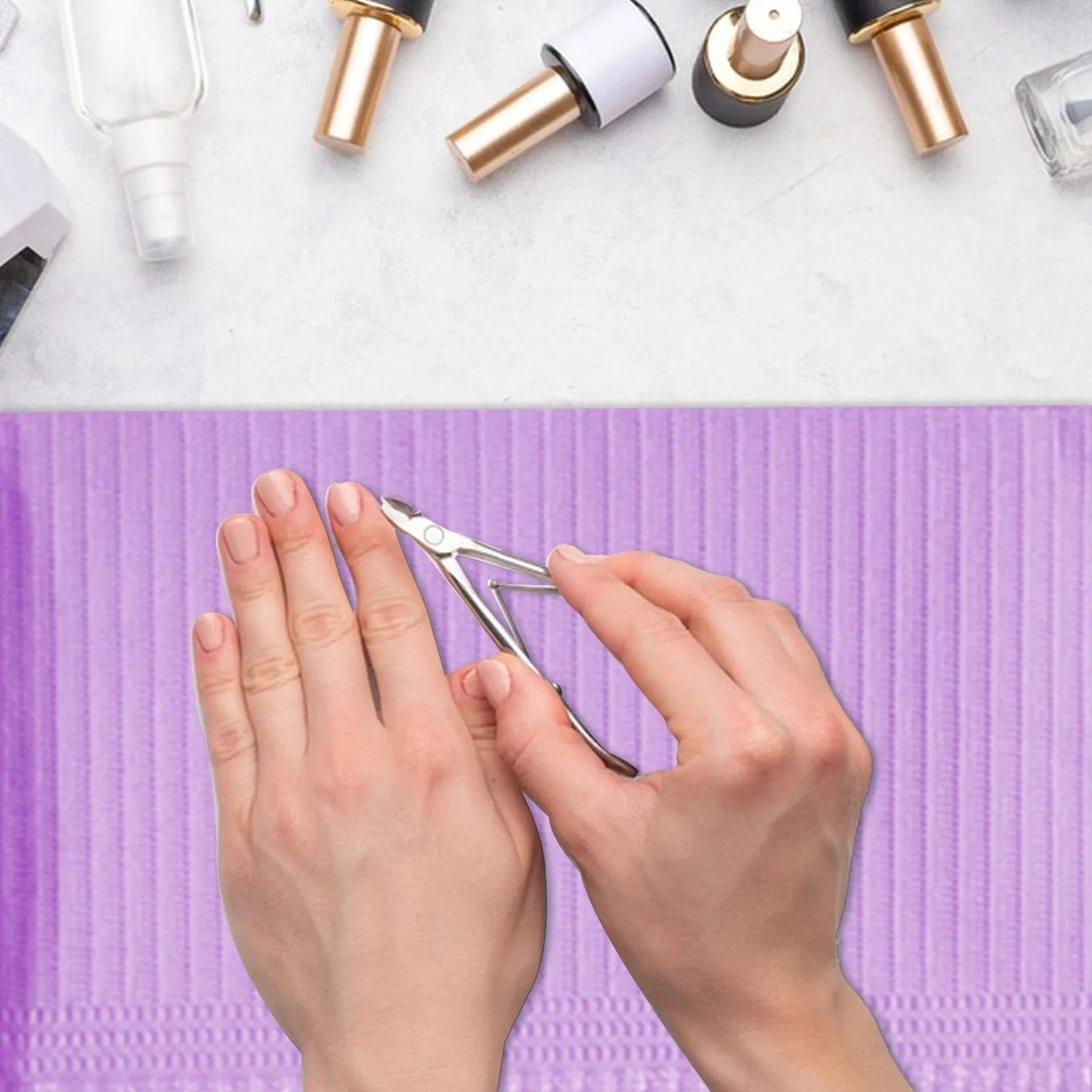 50 Pezzi Tovagliette Per Manicure | Tovaglia Per Manicure | Asciugamani Di Carta Per Unghie | Tovagliette Per Tatuaggi |cuscinetti Puliti Per Principianti Professionisti D-ella - immagine 5