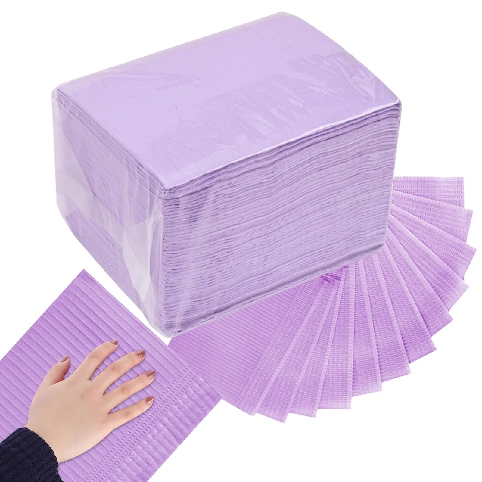 50 Pezzi Tovagliette Per Manicure | Tovaglia Per Manicure | Asciugamani Di Carta Per Unghie | Tovagliette Per Tatuaggi |cuscinetti Puliti Per Principianti Professionisti D-ella - immagine 7