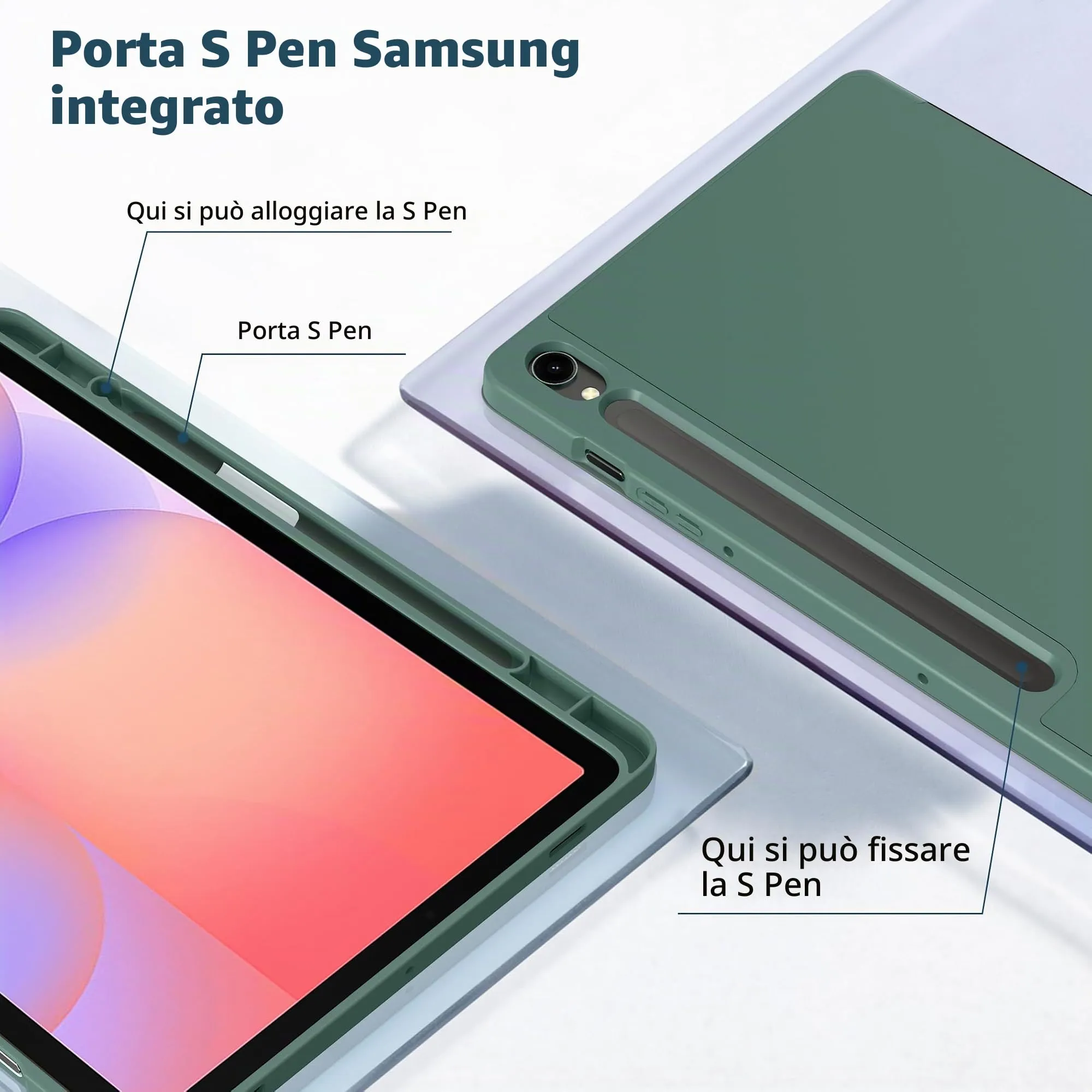 EasyAcc Custodia Cover Compatibile con Samsung Galaxy Tab S10 Lite - immagine 6