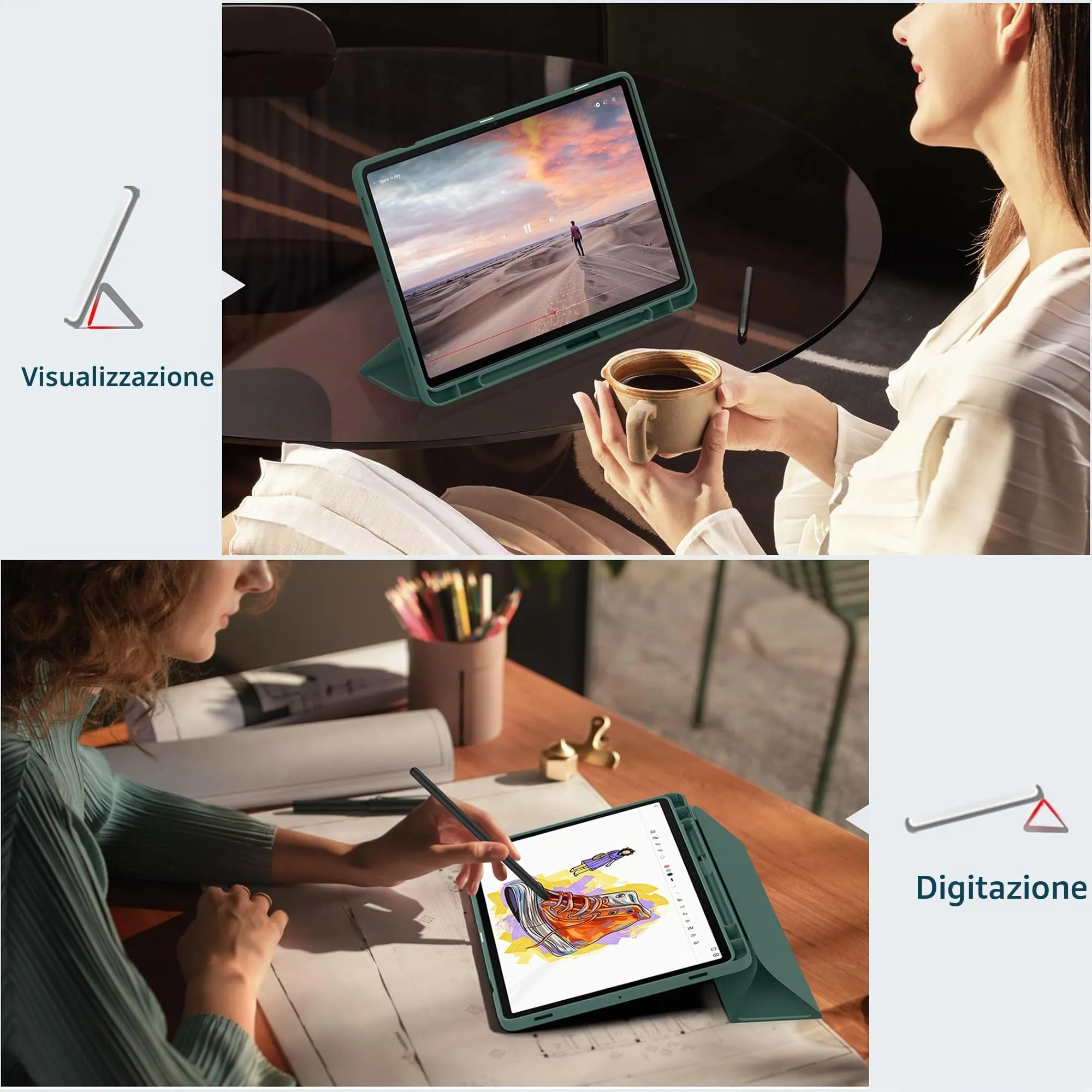 EasyAcc Custodia Cover Compatibile con Samsung Galaxy Tab S10 Lite - immagine 7