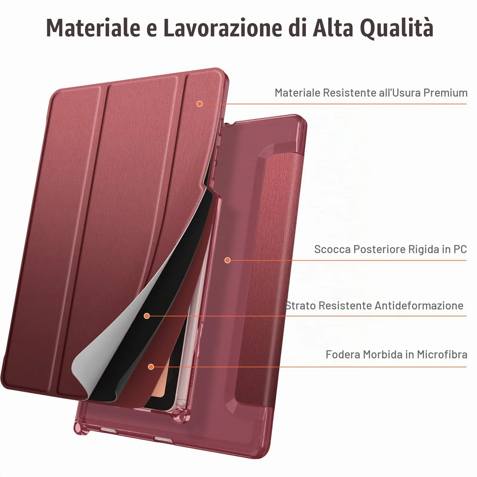 FINTIE Cover per Samsung Galaxy Tab S6 Lite 10.4 Pollici 2024/2022/2020 - immagine 8