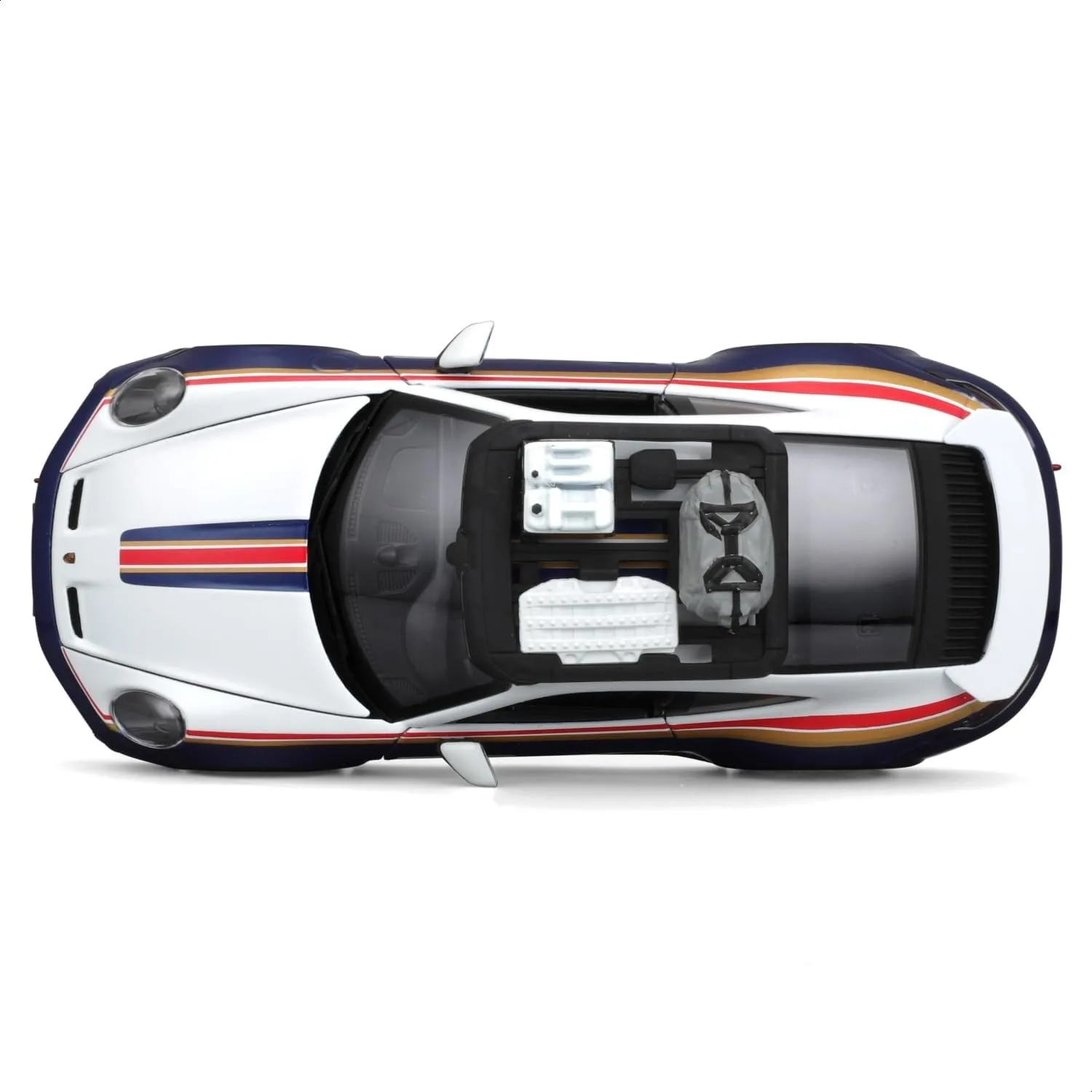 Bburago - Porsche 911 Dakar - Modellino Realistico Auto in Scala 1:24, Replica Diecast con Portiere Apribili, Licenza Ufficiale Porsche, Età Consigliata 3+ Anni - immagine 8