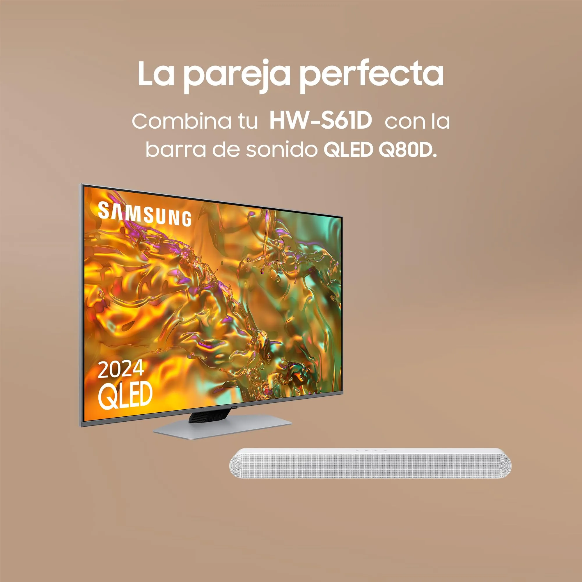 Samsung Soundbar HW-S61D/ZF Serie S, 7 Speaker, Wireless Dolby Atmos, Audio a 5.0 Canali, Q-Simphony, Alexa integrato e compatibile con Google Assistant, White 2024 - immagine 5