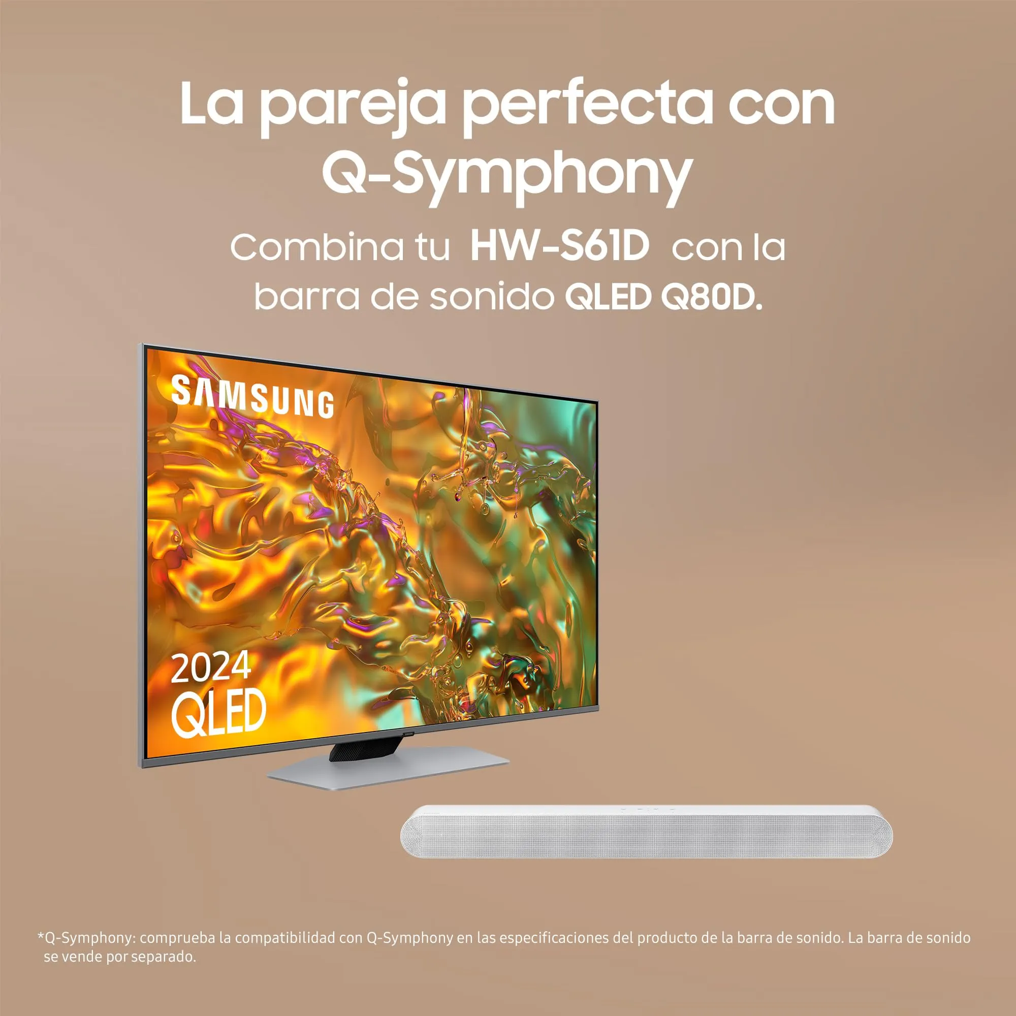 Samsung Soundbar HW-S61D/ZF Serie S, 7 Speaker, Wireless Dolby Atmos, Audio a 5.0 Canali, Q-Simphony, Alexa integrato e compatibile con Google Assistant, White 2024 - immagine 8