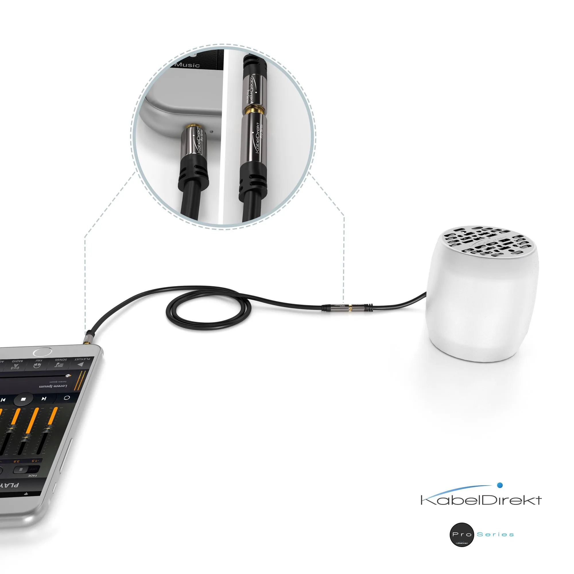 KabelDirekt – Cavo prolunga audio Jack 3,5mm aux – 5m - immagine 5