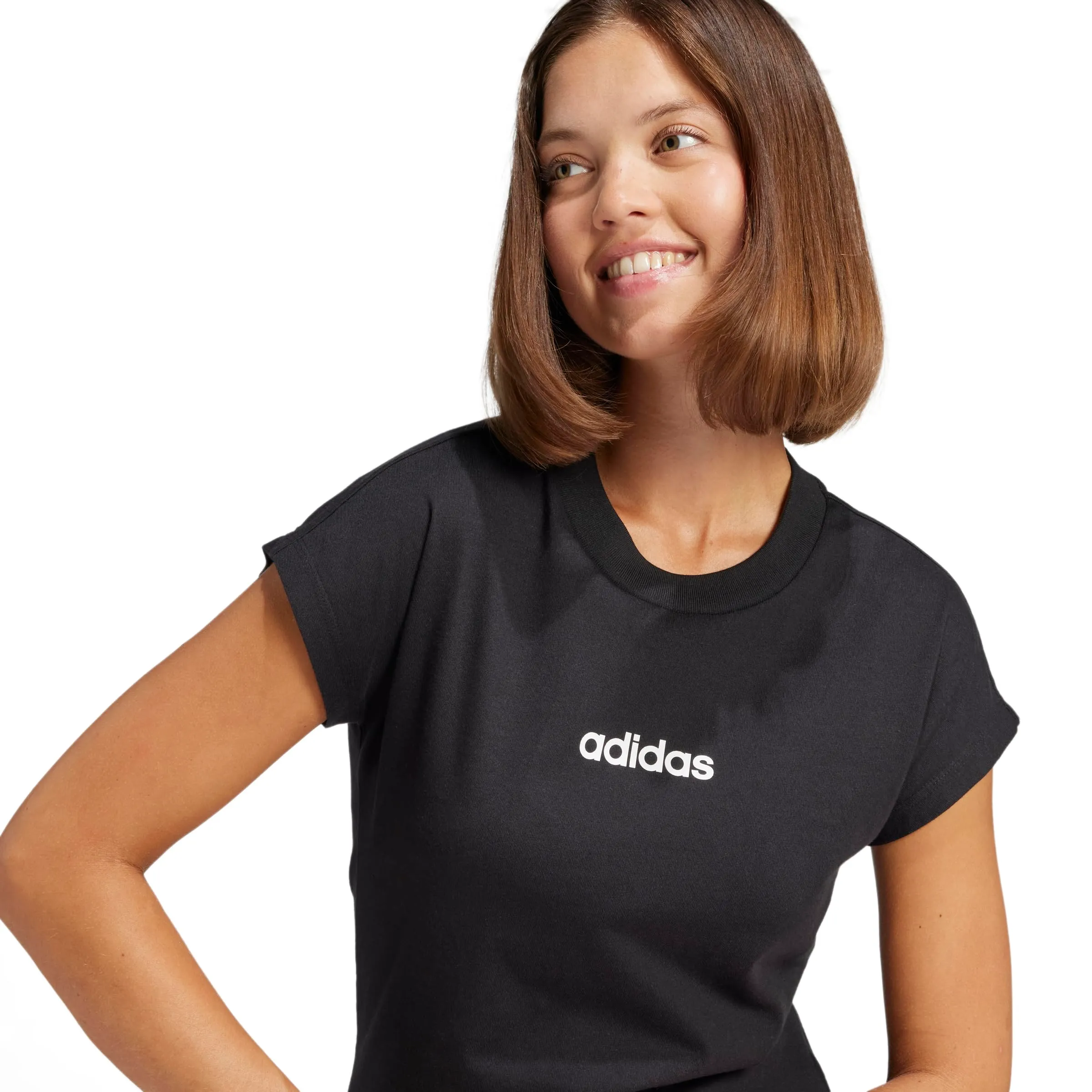 Adidas W D2m Lo Tee Maglietta Donna (Confezione da 1) - immagine 4