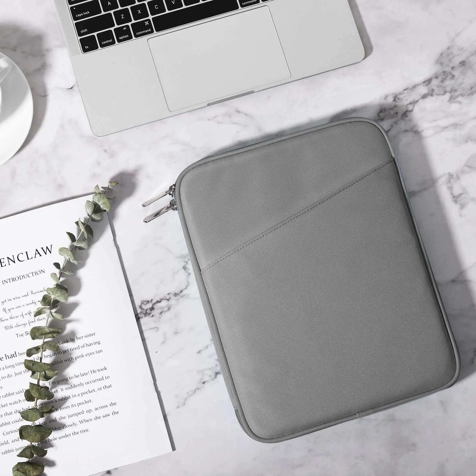 TiMOVO Custodia Tablet 9-11 Pollici con Tasca, Grigio Scuro - immagine 7