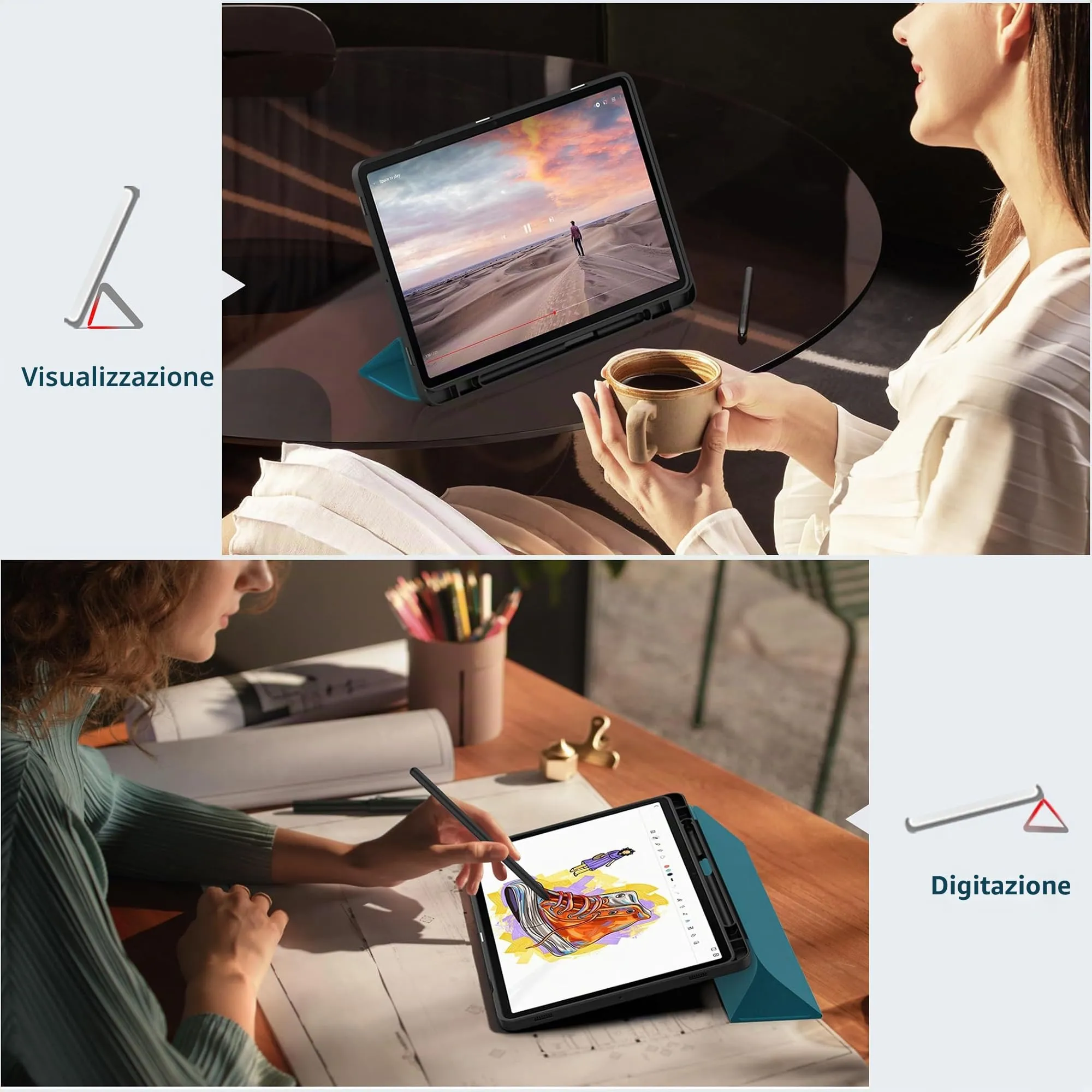 EasyAcc Custodia Cover Compatibile con Samsung Galaxy Tab S10 Lite - immagine 7