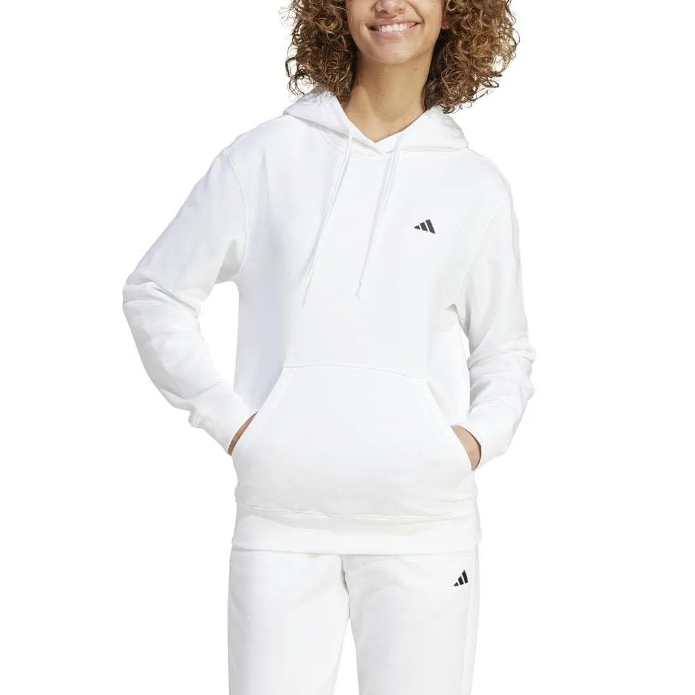 Adidas Donna Essentials Small Logo Feel Cozy Hoodie, White, XL - immagine 2