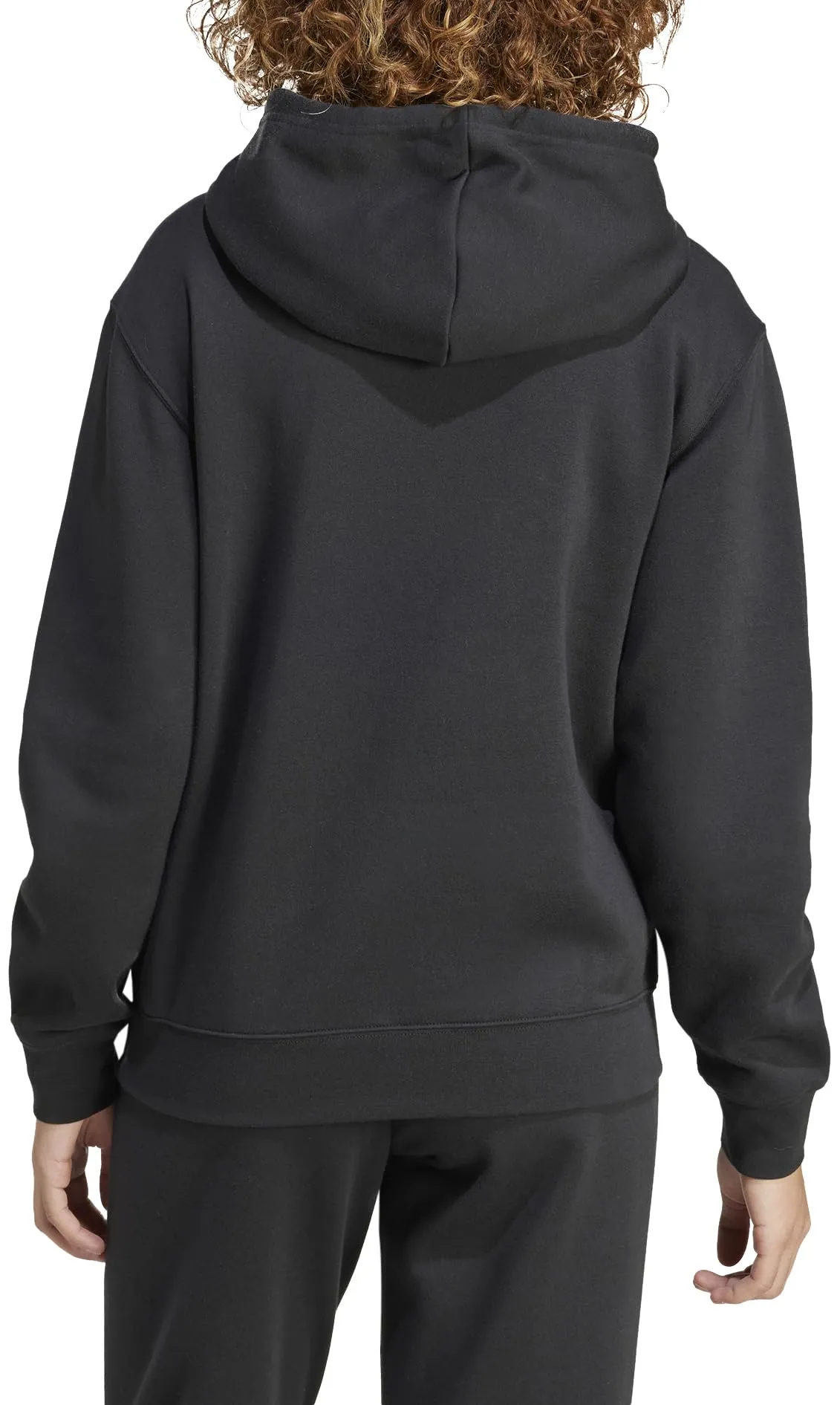 adidas Donna Essentials Small Logo Feel Cozy Hoodie, Black, XS - immagine 4