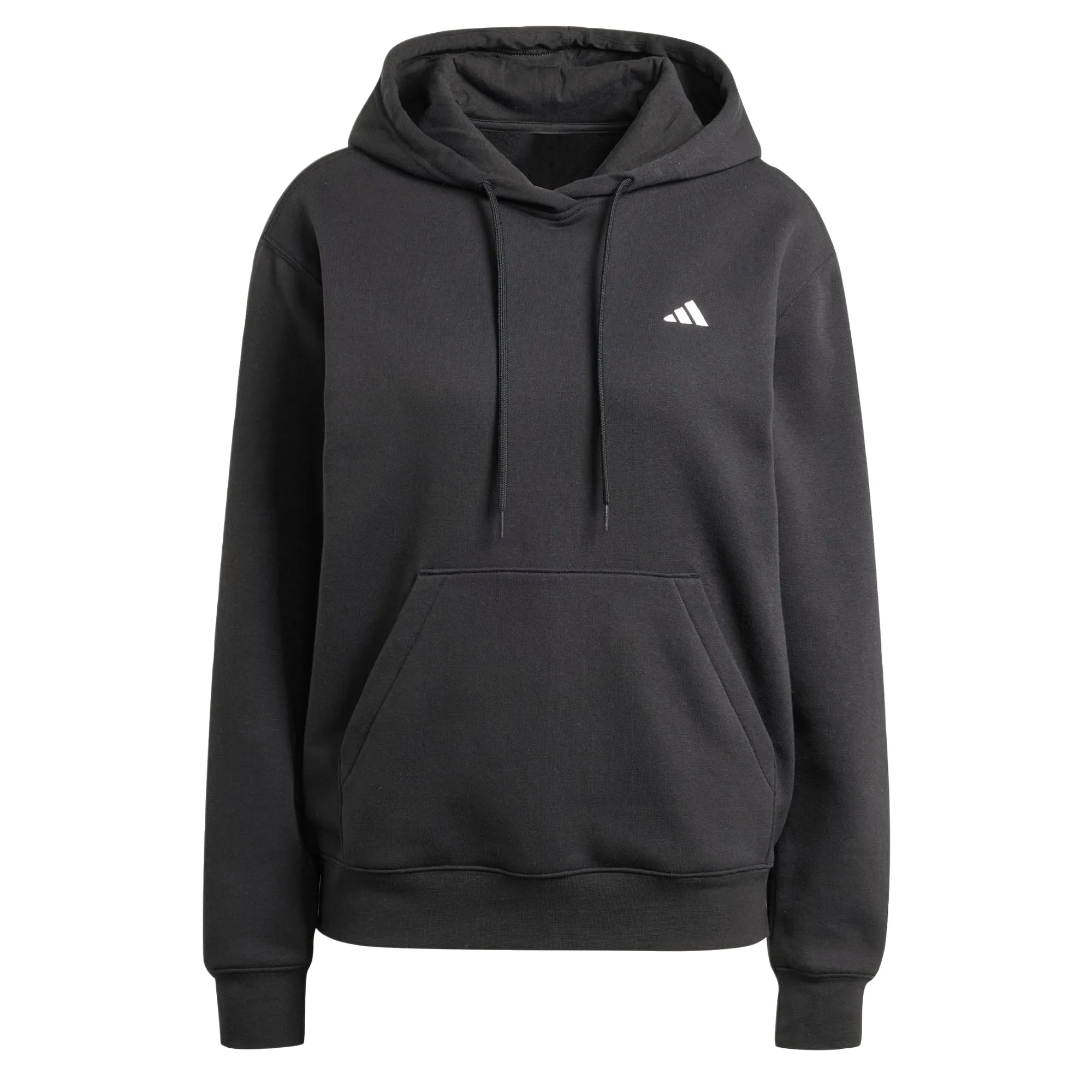 adidas Donna Essentials Small Logo Feel Cozy Hoodie, Black, L - immagine 1