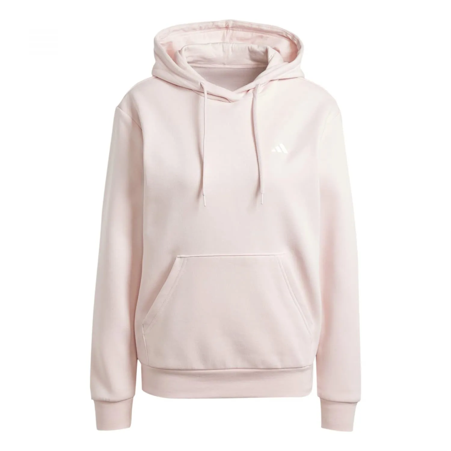 Adidas Donna Essentials Small Logo Feel Cozy Hoodie, Sandy Pink, XS - immagine 1