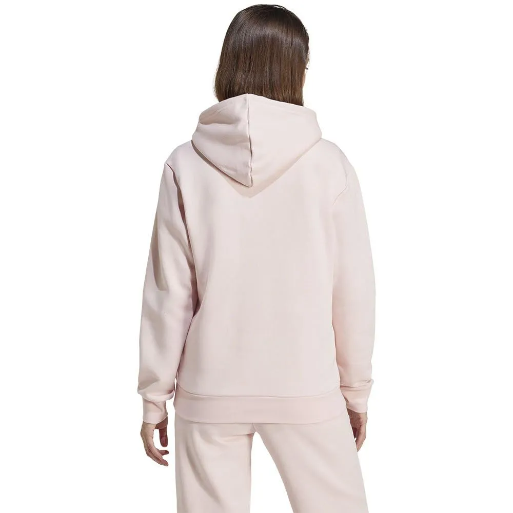Adidas Donna Essentials Small Logo Feel Cozy Hoodie, Sandy Pink, XS - immagine 2