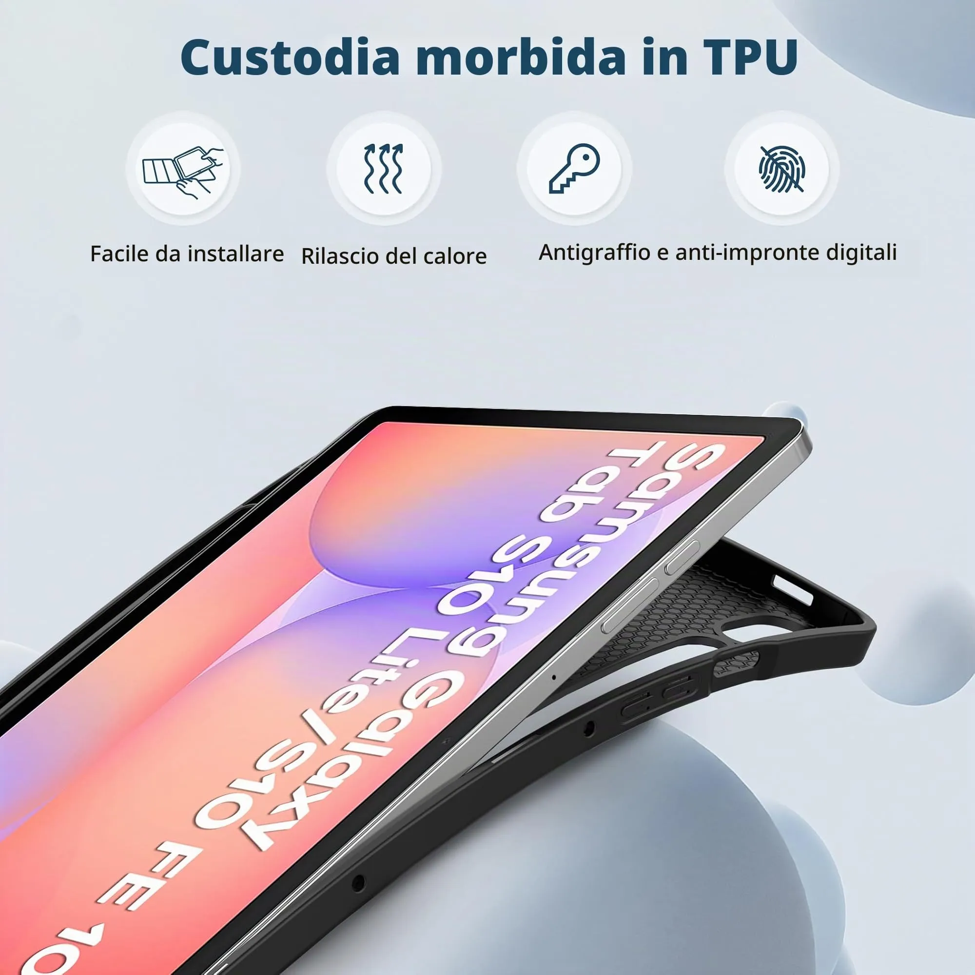 EasyAcc Custodia Cover Compatibile con Samsung Galaxy Tab S10 Lite - immagine 4