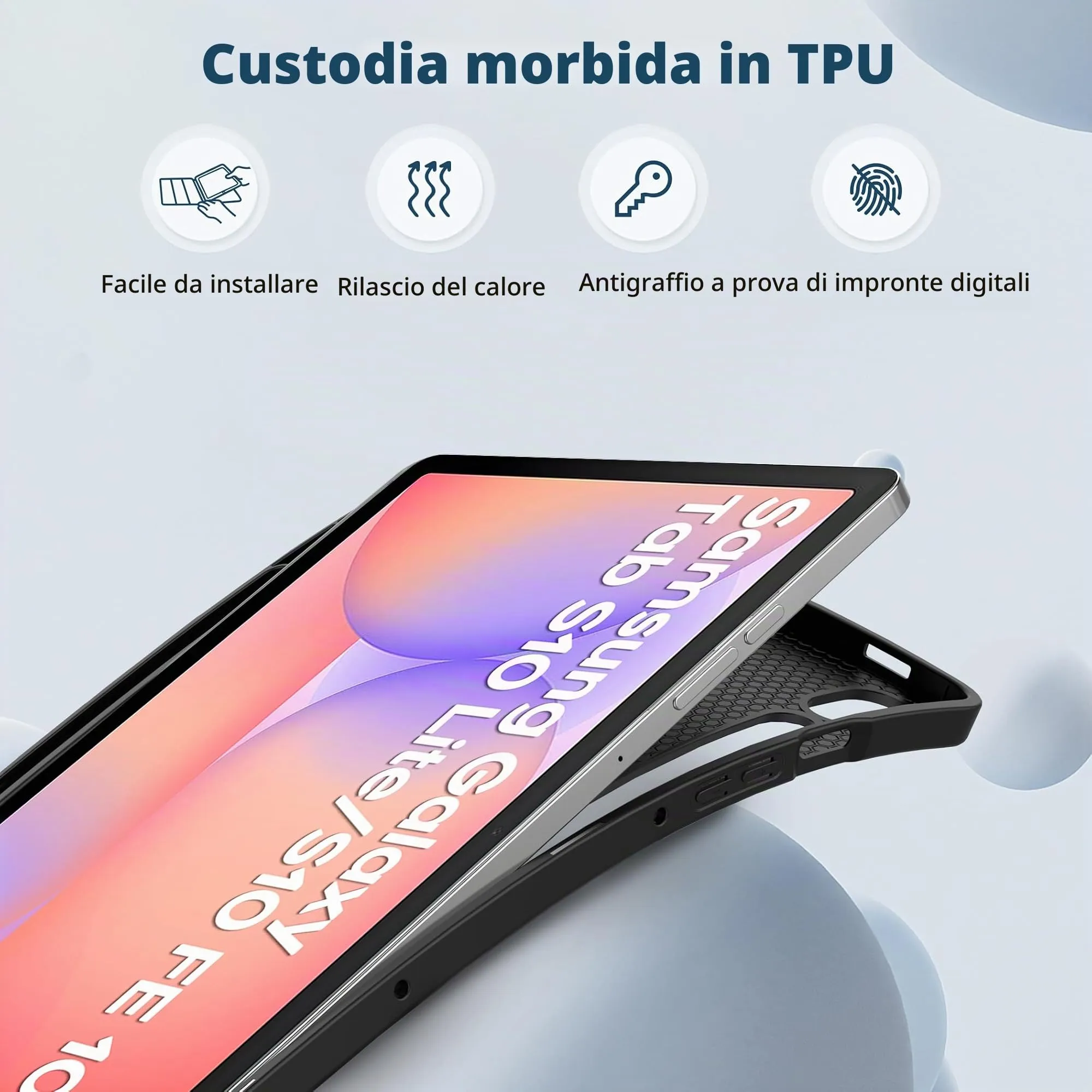 EasyAcc Custodia Cover Compatibile con Samsung Galaxy Tab S10 Lite - immagine 4